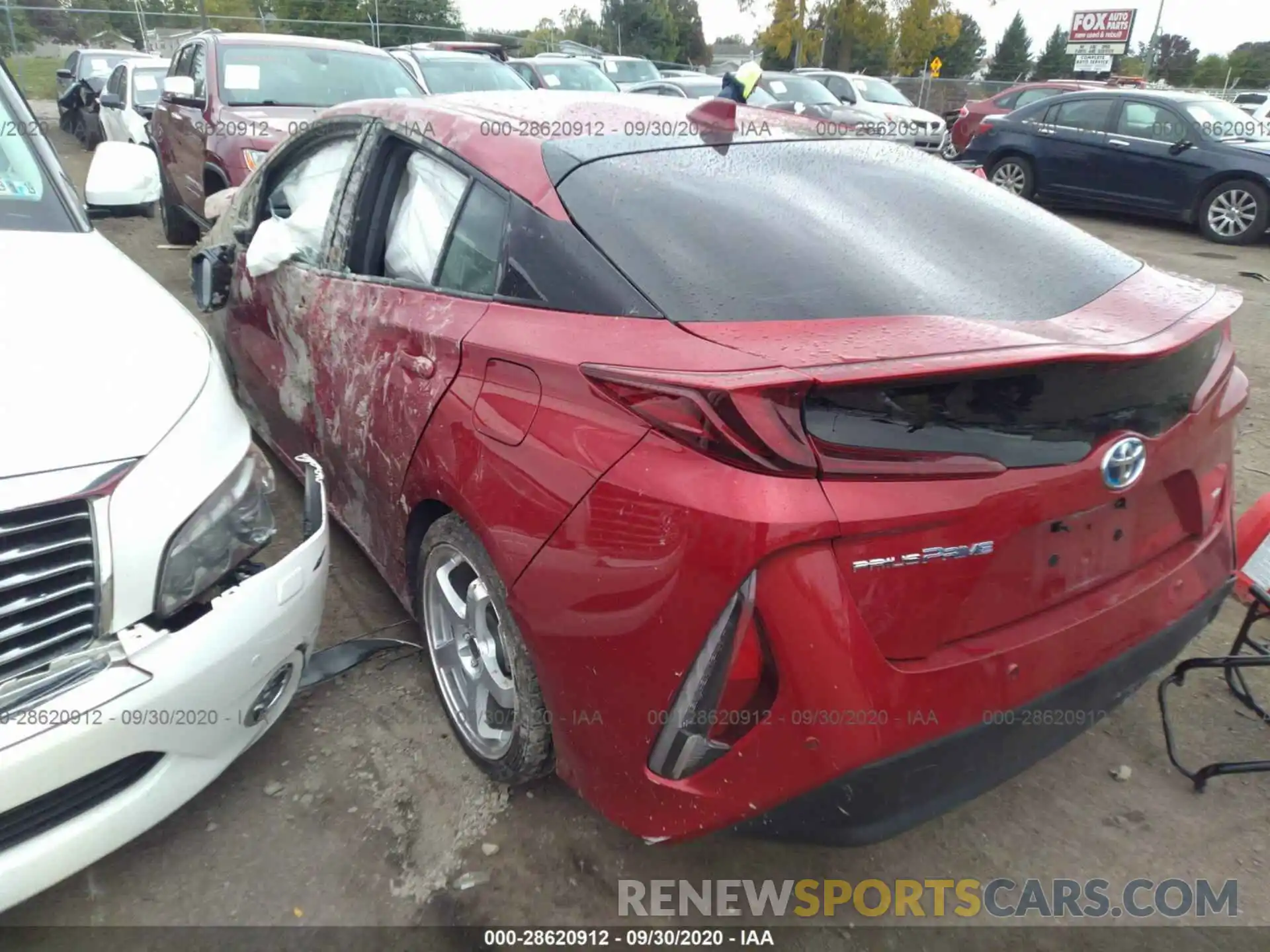 3 Photograph of a damaged car JTDKARFP7K3117493 TOYOTA PRIUS PRIME 2019