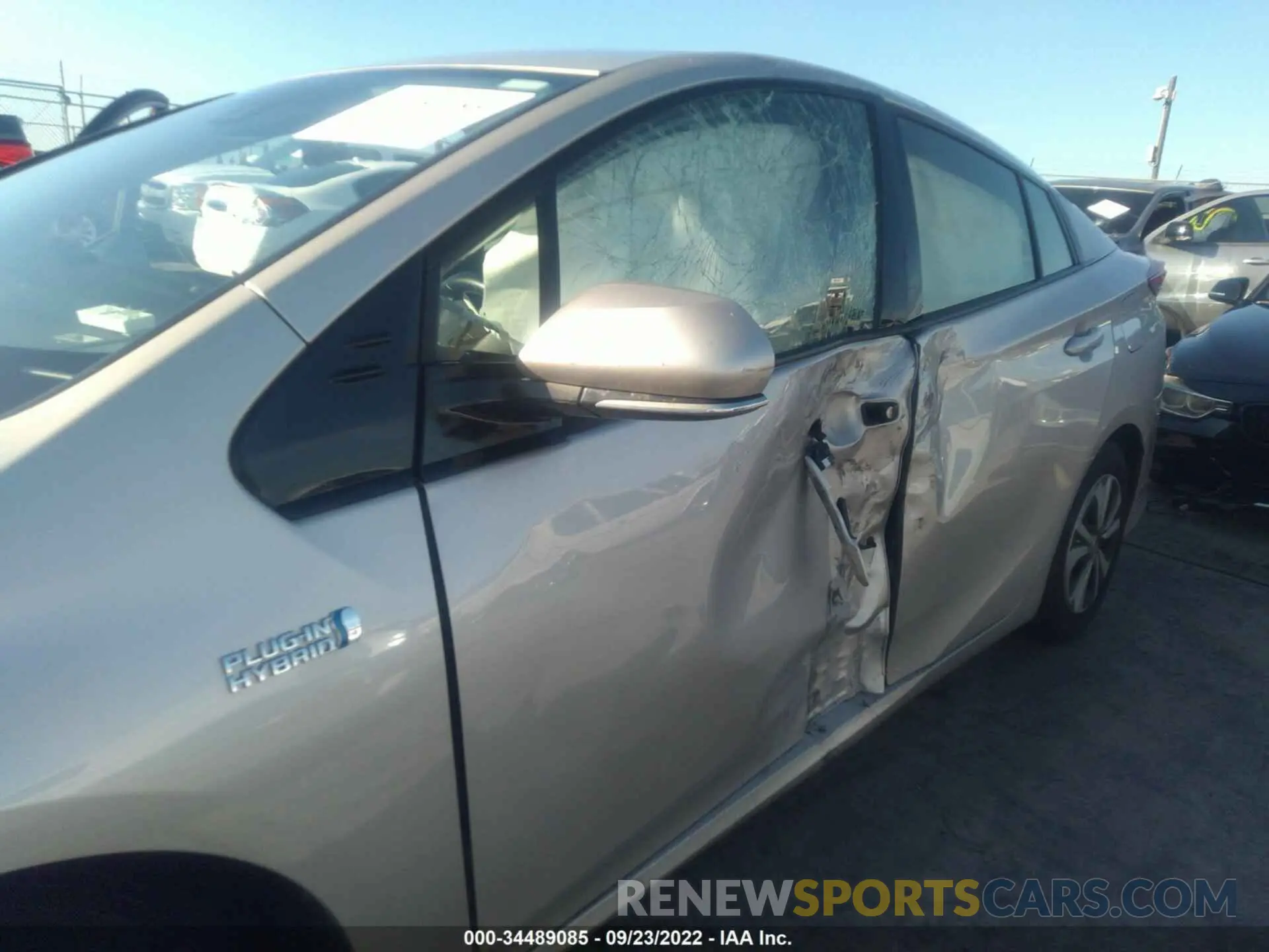 6 Photograph of a damaged car JTDKARFP9K3108312 TOYOTA PRIUS PRIME 2019
