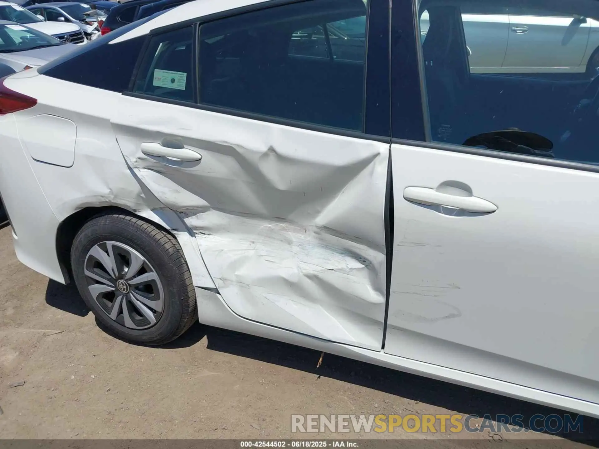 6 Photograph of a damaged car JTDKARFP9K3109945 TOYOTA PRIUS PRIME 2019
