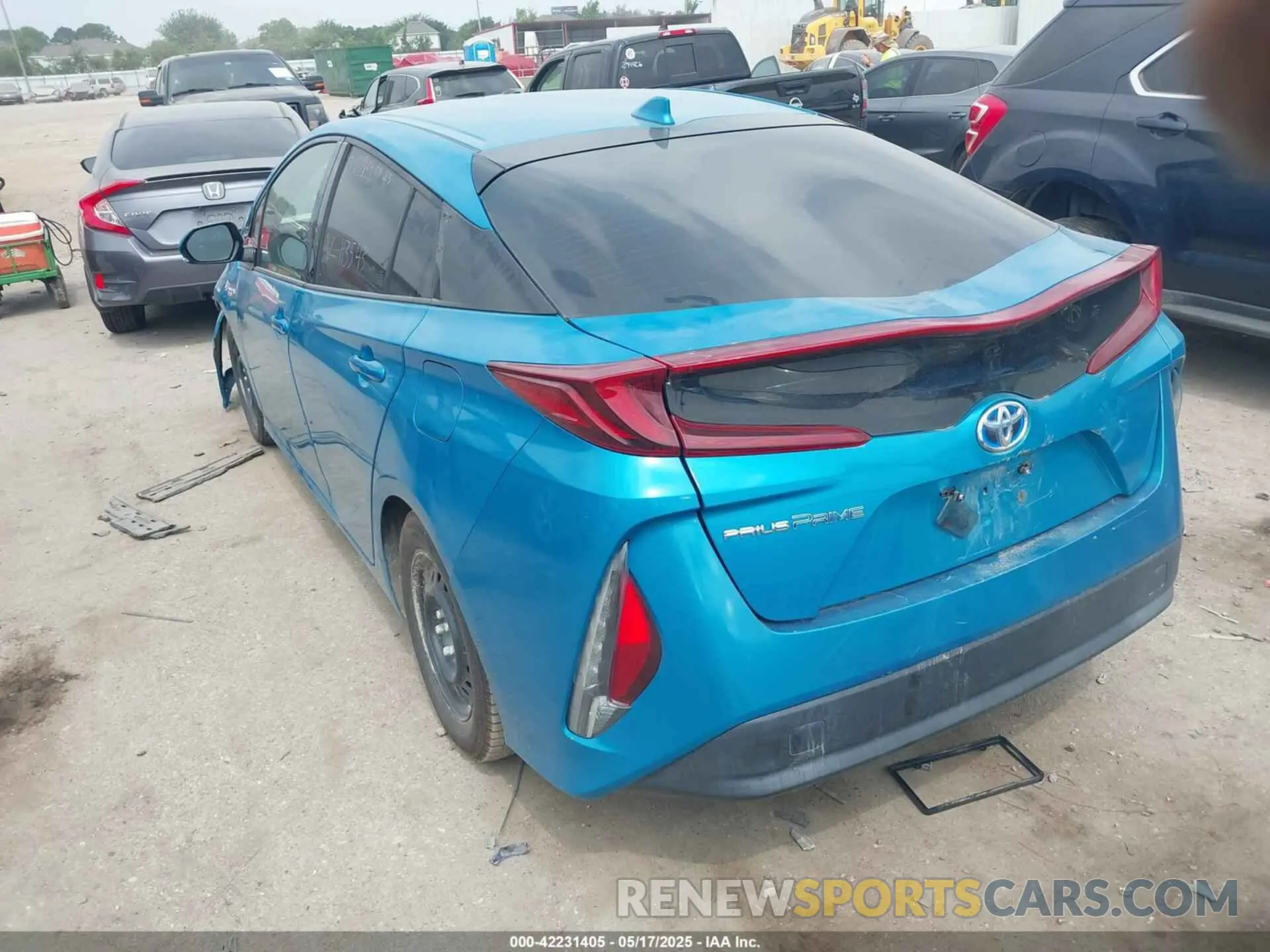 3 Photograph of a damaged car JTDKARFP9K3113543 TOYOTA PRIUS PRIME 2019