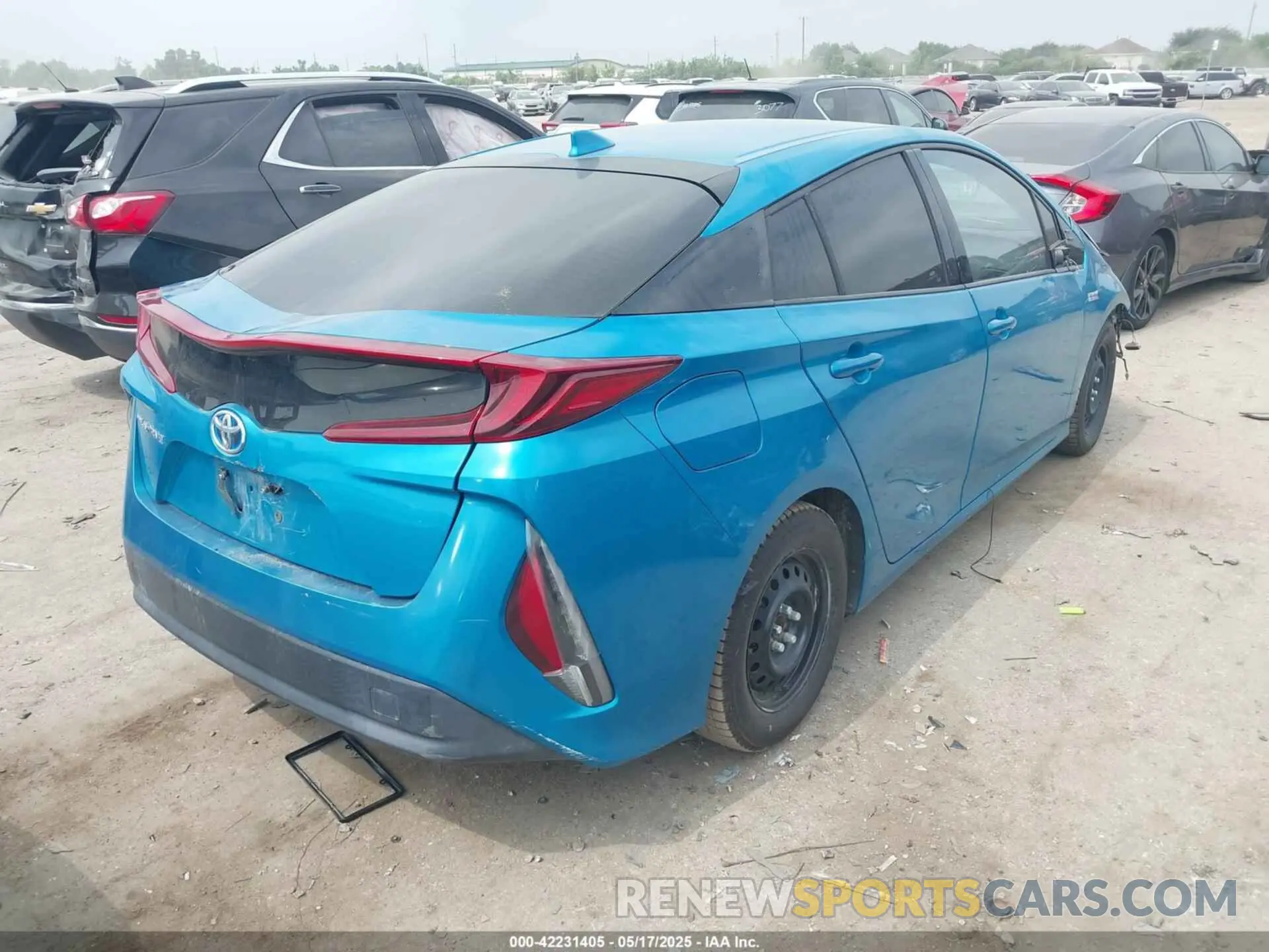 4 Photograph of a damaged car JTDKARFP9K3113543 TOYOTA PRIUS PRIME 2019