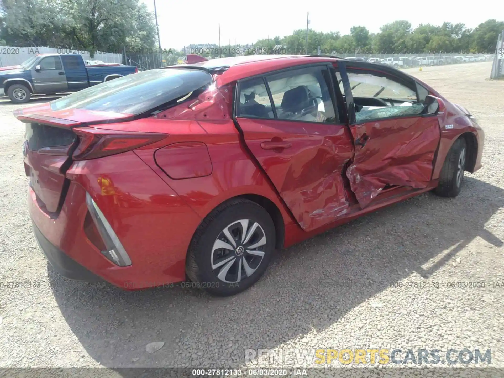 4 Photograph of a damaged car JTDKARFP9K3117205 TOYOTA PRIUS PRIME 2019