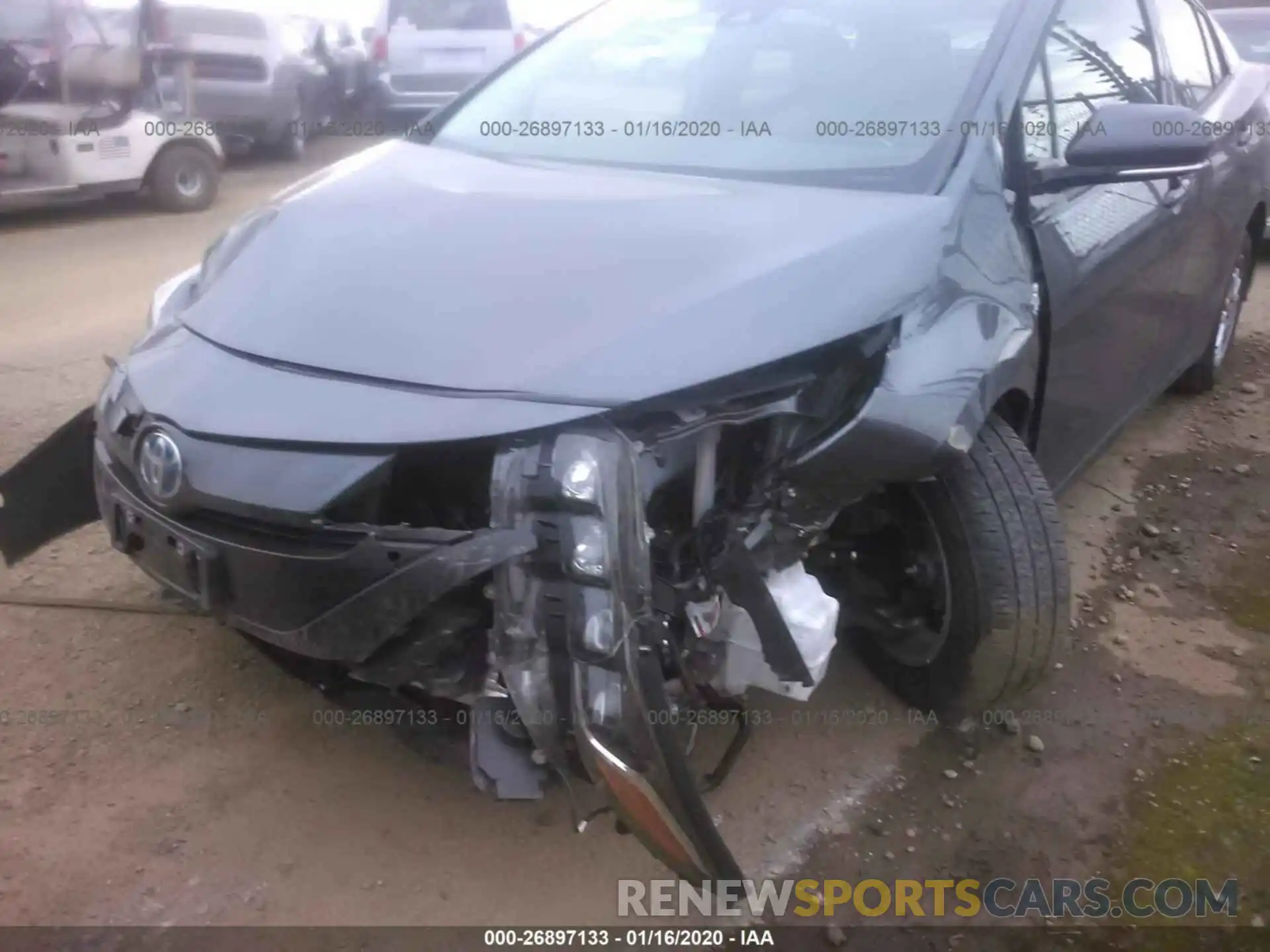 6 Photograph of a damaged car JTDKARFPXK3116550 TOYOTA PRIUS PRIME 2019