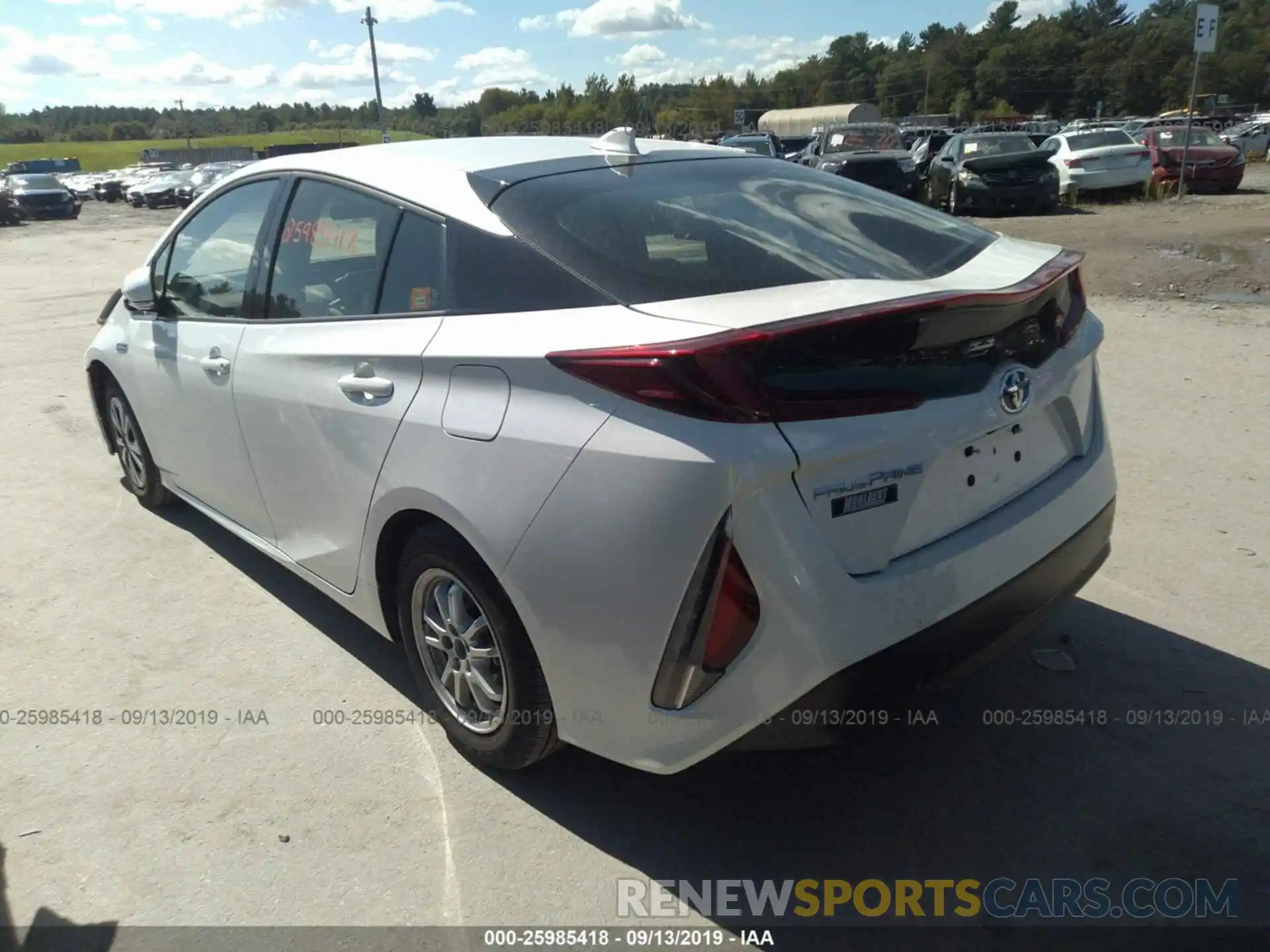 3 Photograph of a damaged car JTDKARFPXK3116788 TOYOTA PRIUS PRIME 2019