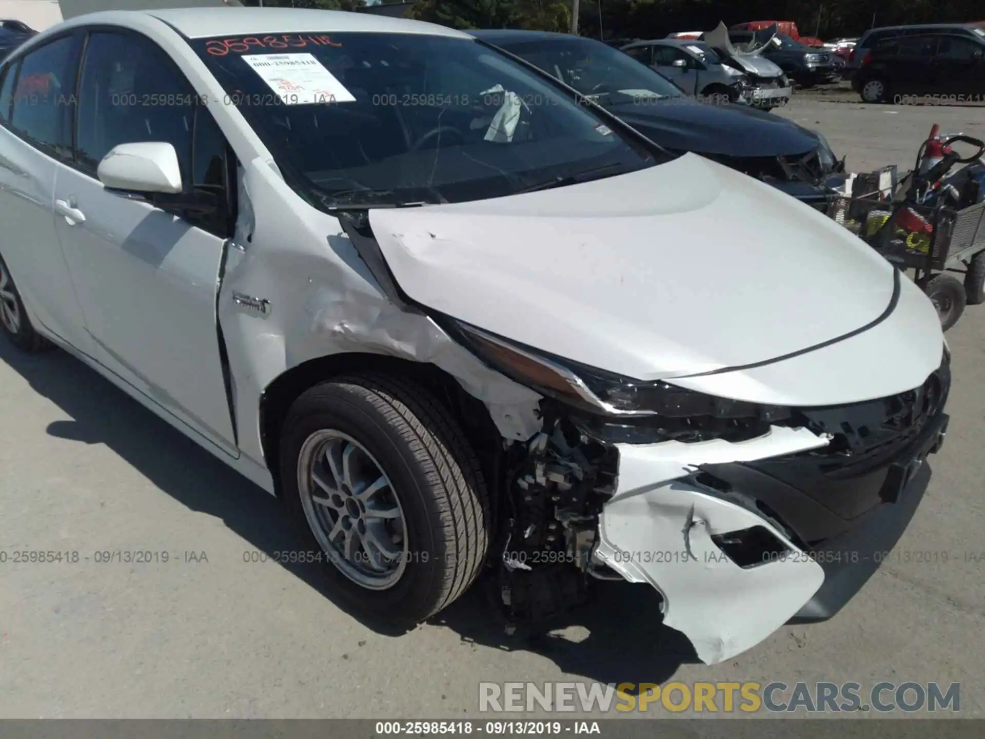 6 Photograph of a damaged car JTDKARFPXK3116788 TOYOTA PRIUS PRIME 2019