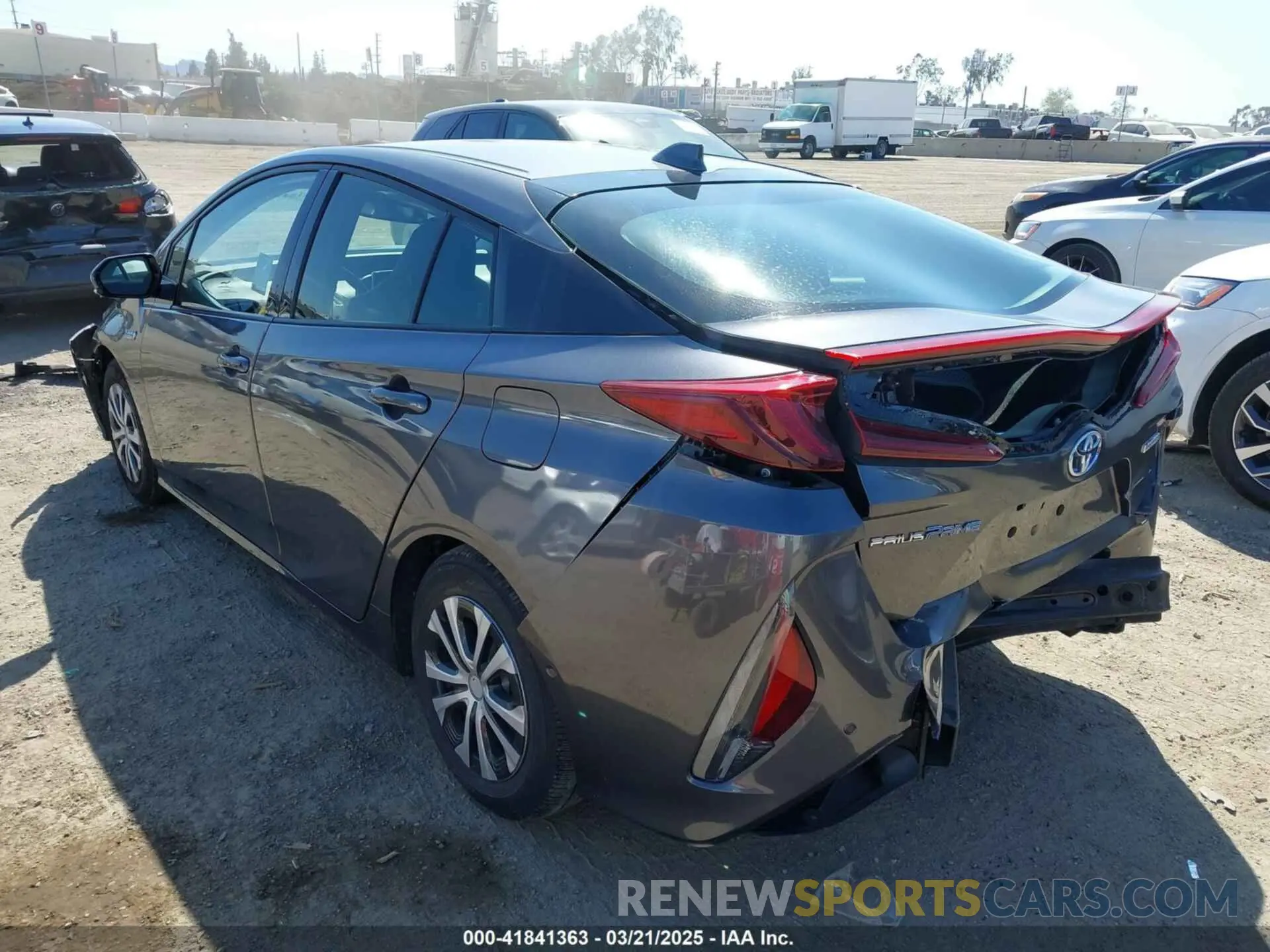 3 Photograph of a damaged car JTDKARFP1L3145839 TOYOTA PRIUS PRIME 2020