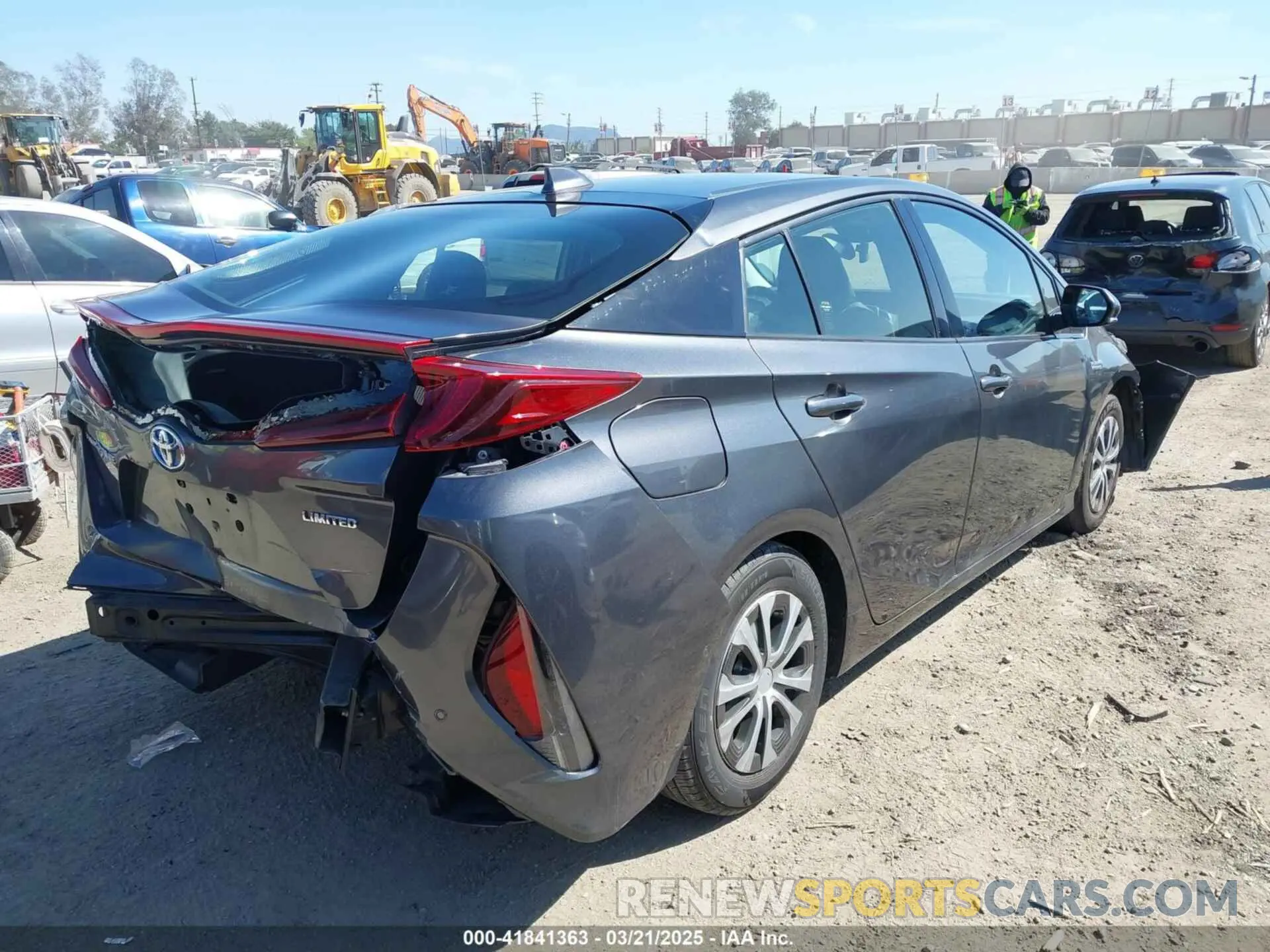 4 Photograph of a damaged car JTDKARFP1L3145839 TOYOTA PRIUS PRIME 2020