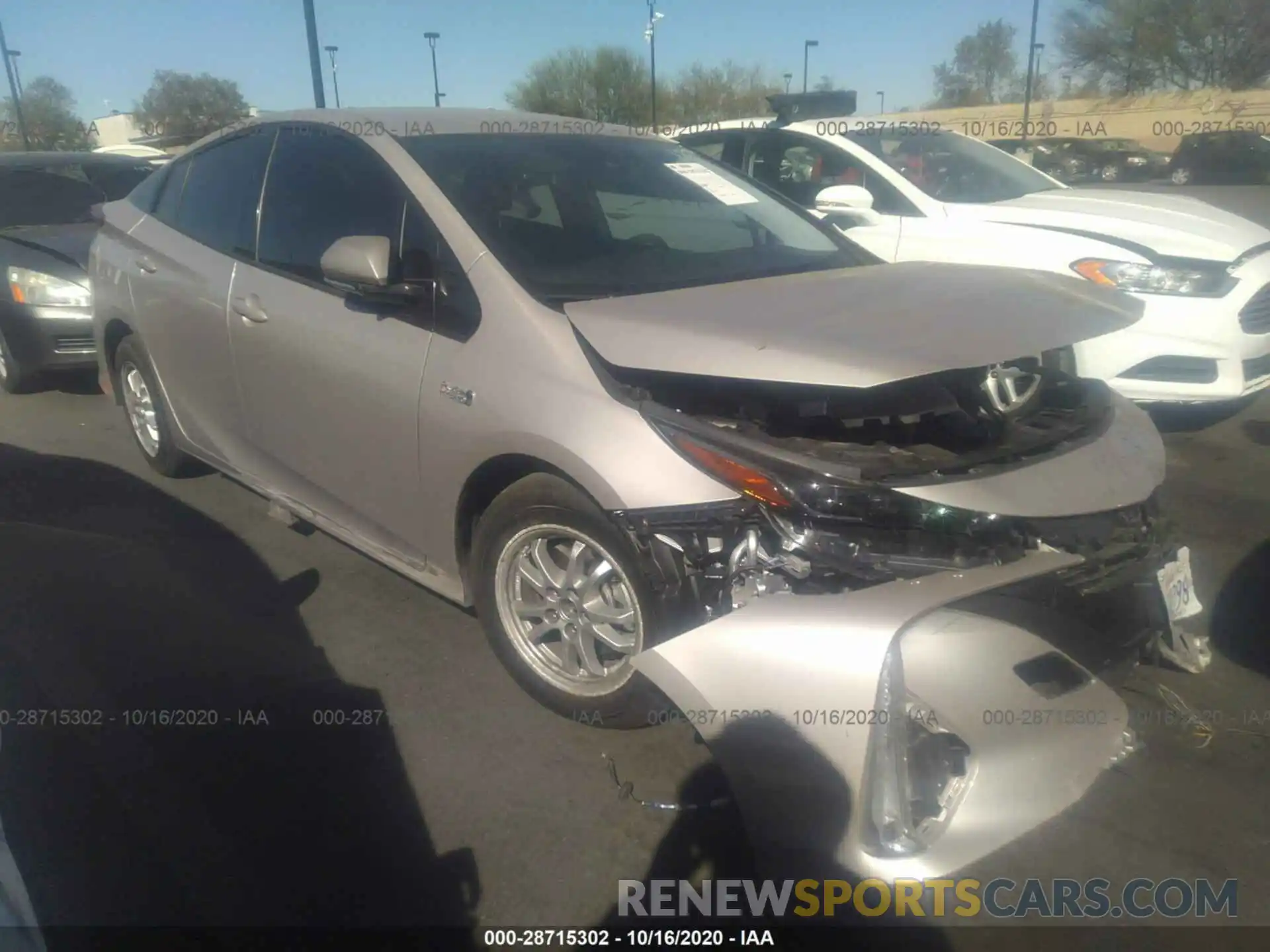 1 Photograph of a damaged car JTDKARFP1L3146599 TOYOTA PRIUS PRIME 2020