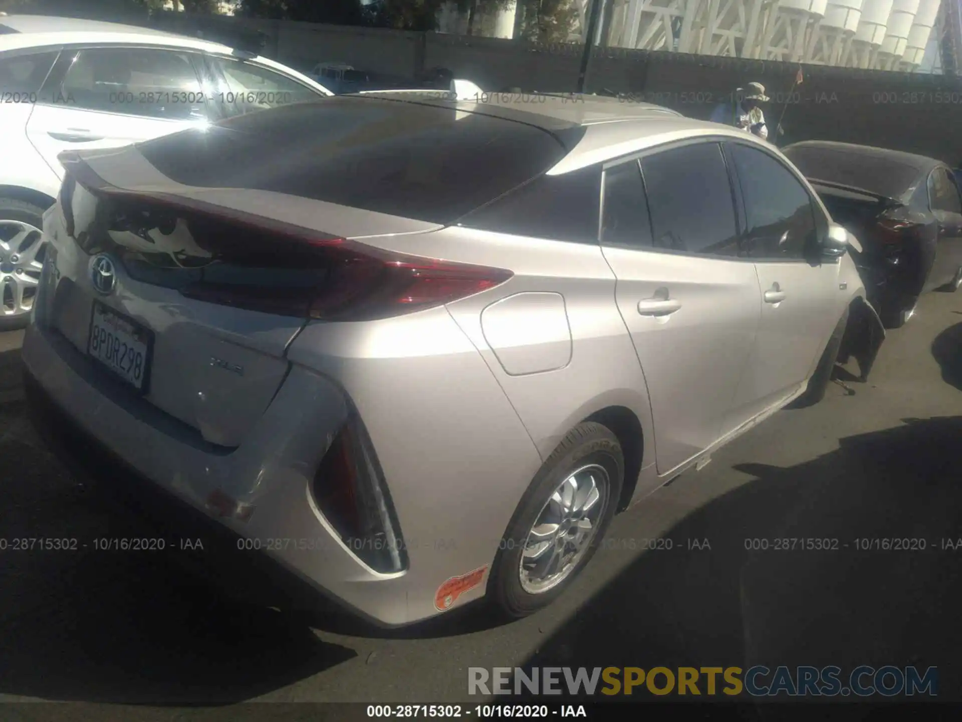 4 Photograph of a damaged car JTDKARFP1L3146599 TOYOTA PRIUS PRIME 2020