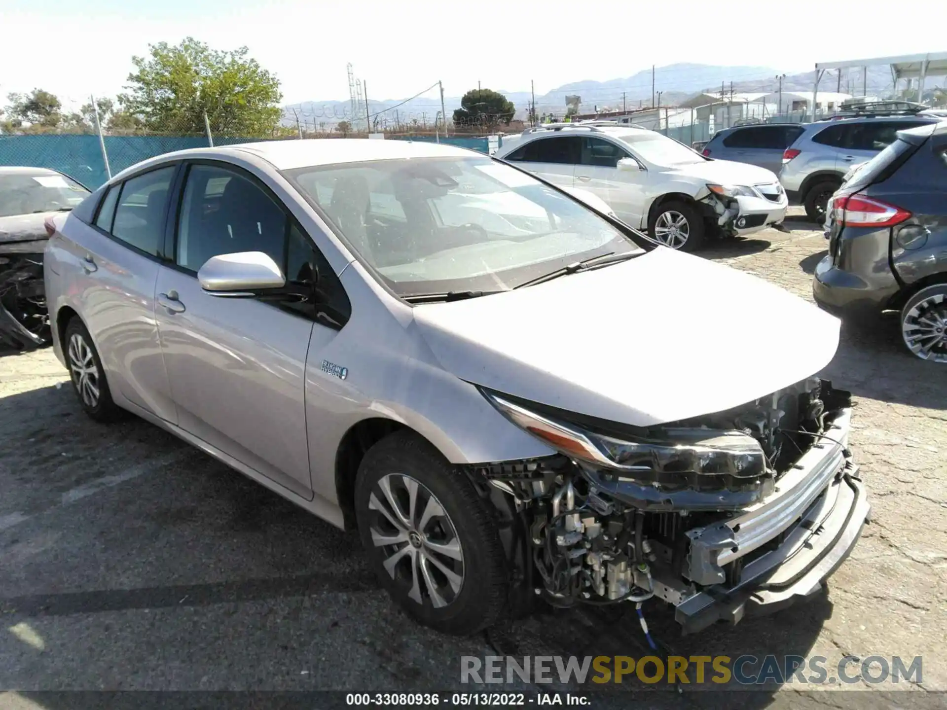 1 Photograph of a damaged car JTDKARFP1L3154427 TOYOTA PRIUS PRIME 2020