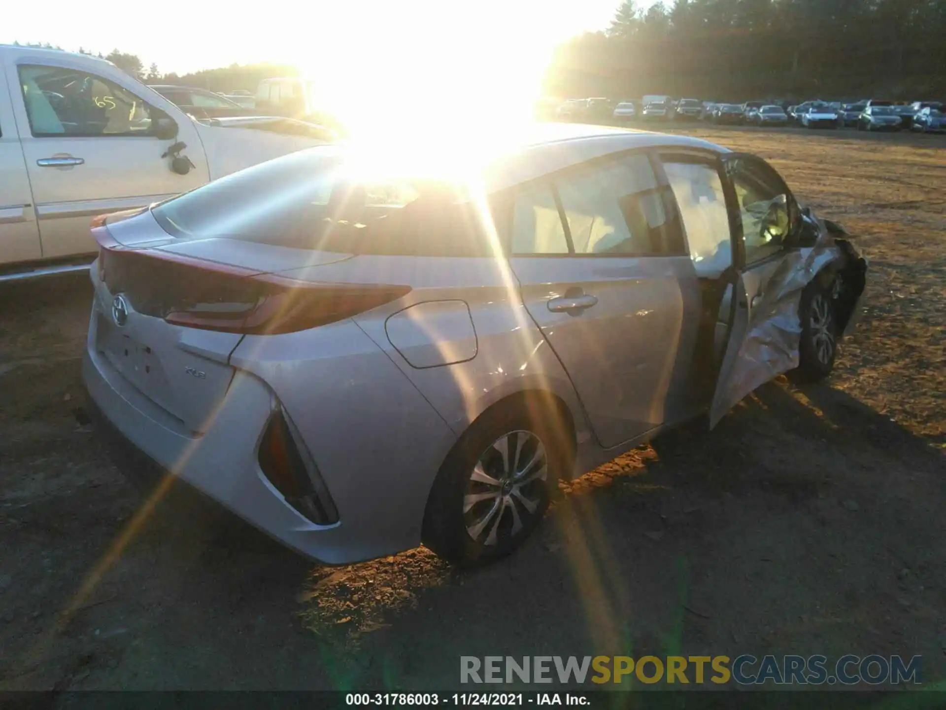 4 Photograph of a damaged car JTDKARFP1L3157800 TOYOTA PRIUS PRIME 2020