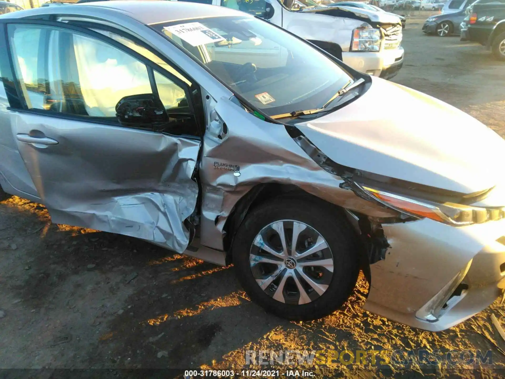 6 Photograph of a damaged car JTDKARFP1L3157800 TOYOTA PRIUS PRIME 2020