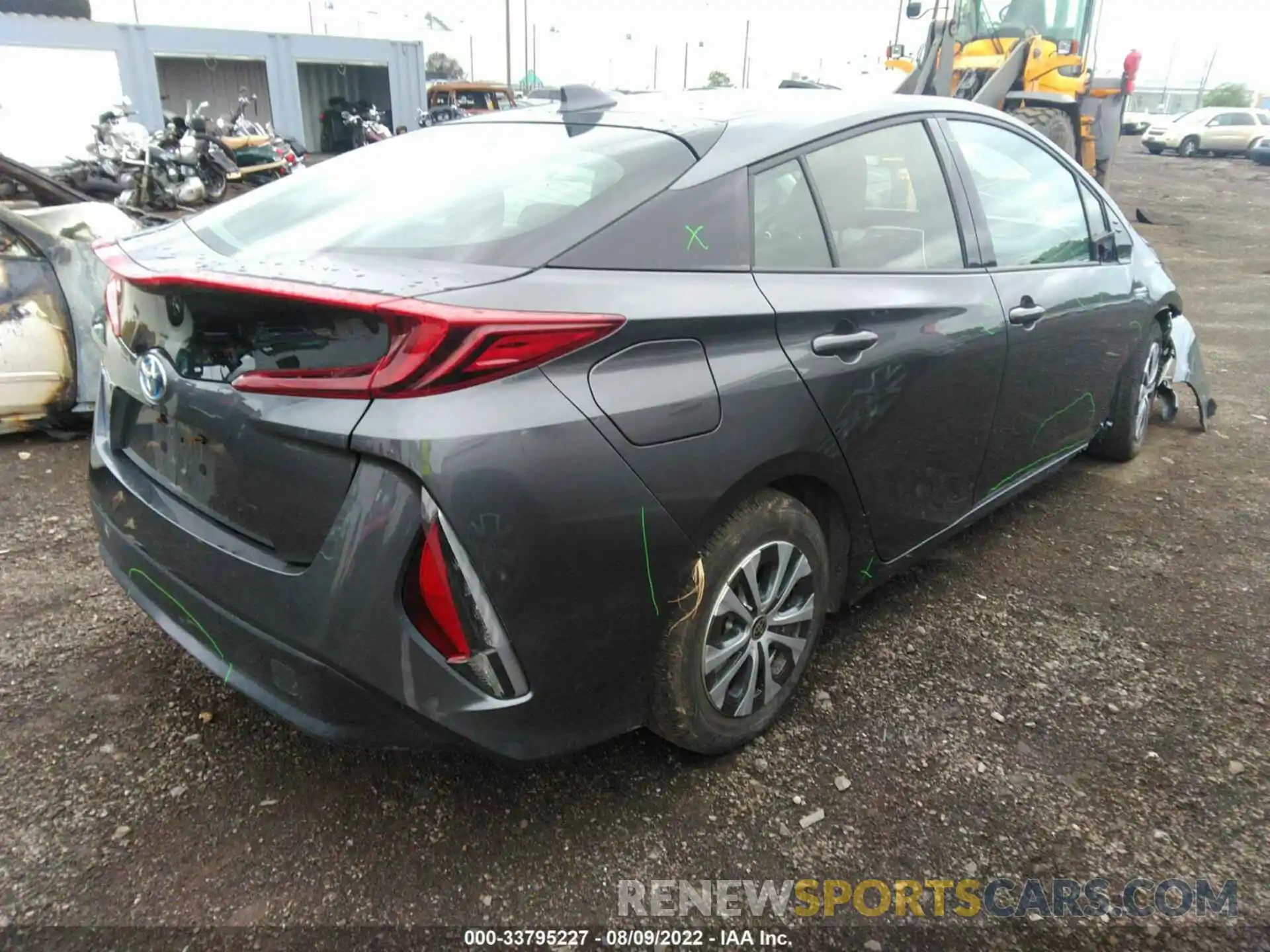 4 Photograph of a damaged car JTDKARFP1L3161247 TOYOTA PRIUS PRIME 2020