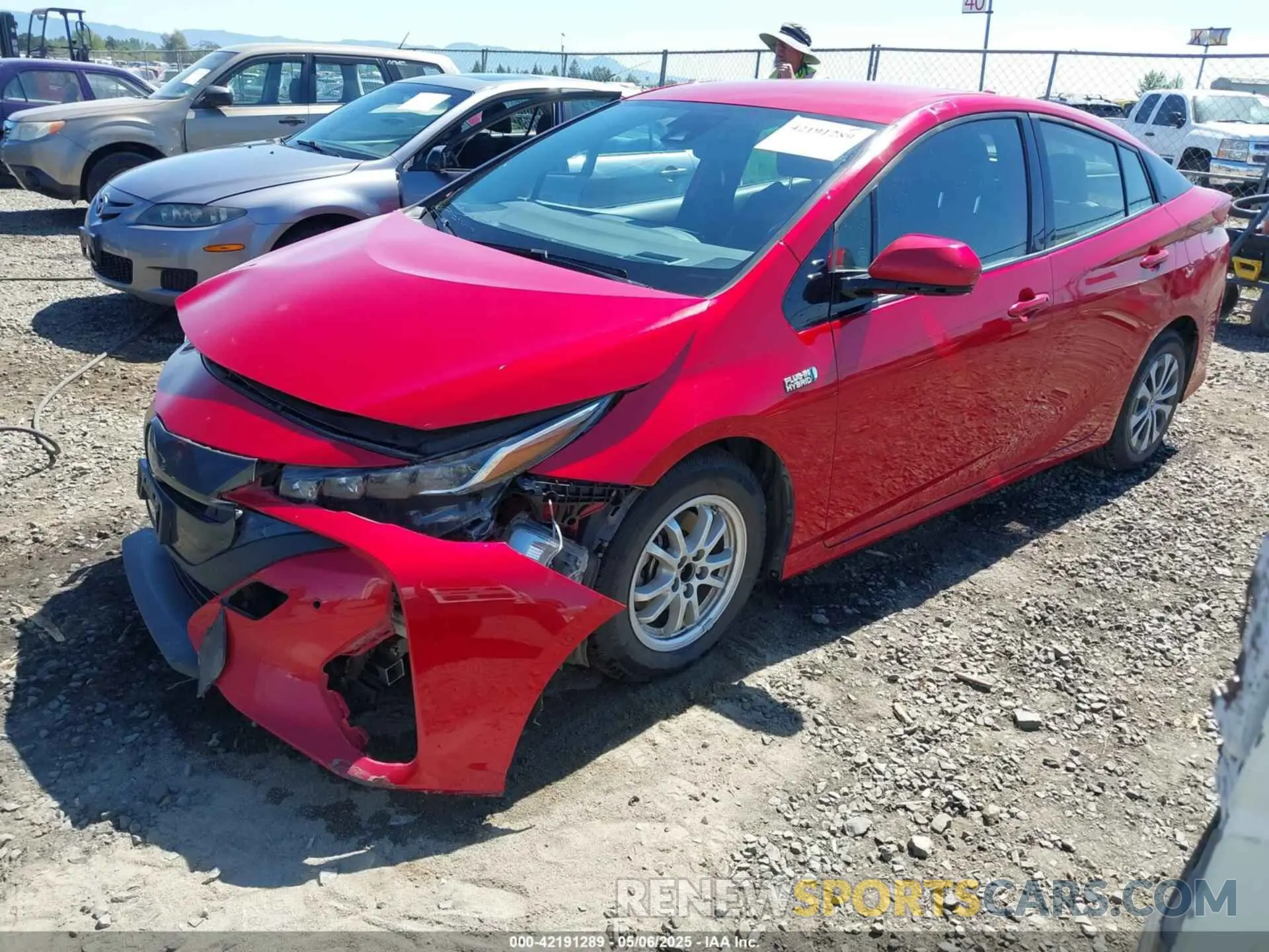 2 Photograph of a damaged car JTDKARFP2L3134798 TOYOTA PRIUS PRIME 2020