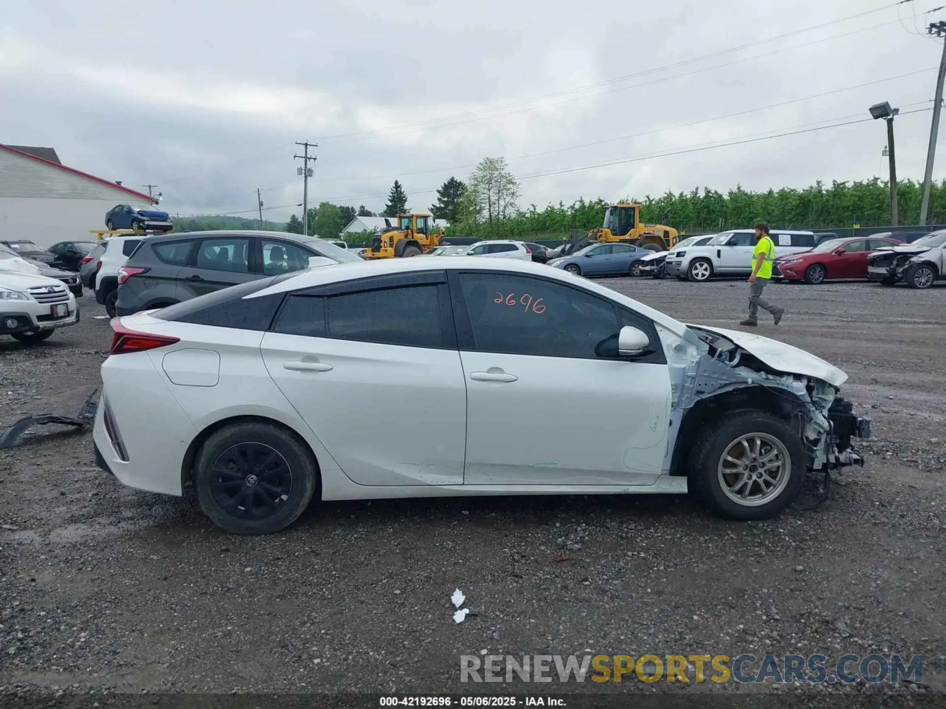 14 Photograph of a damaged car JTDKARFP2L3146028 TOYOTA PRIUS PRIME 2020