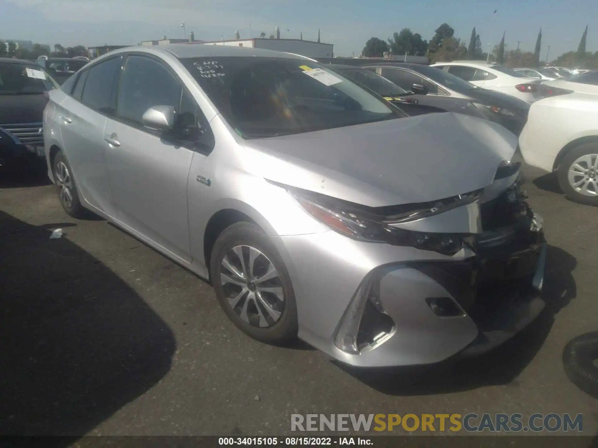 1 Photograph of a damaged car JTDKARFP2L3152976 TOYOTA PRIUS PRIME 2020