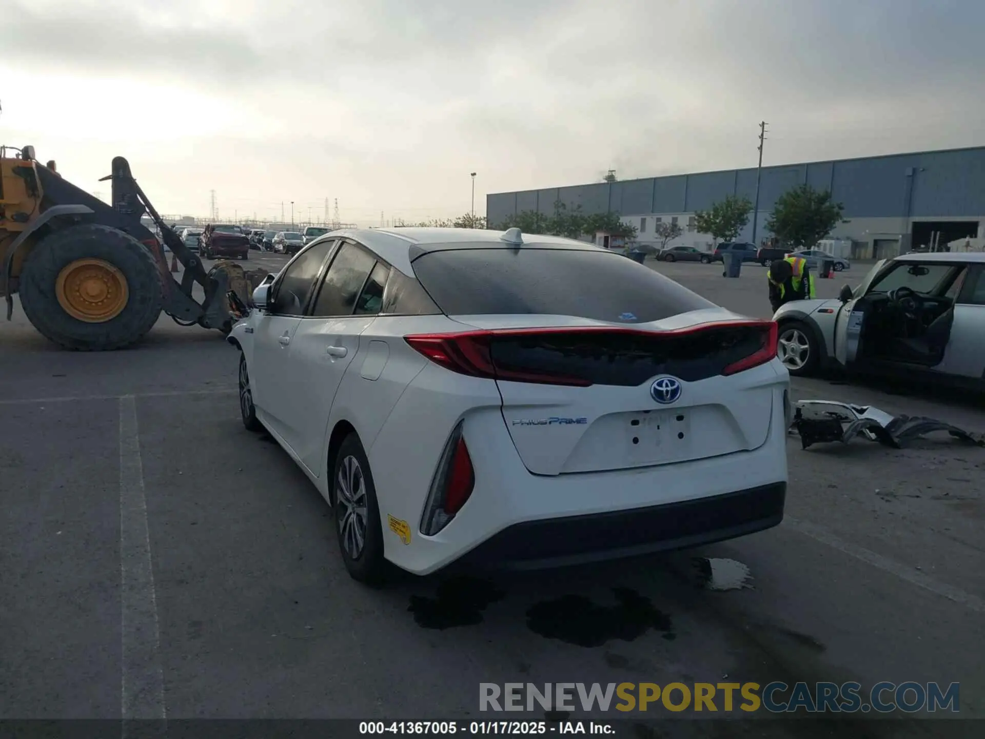 3 Photograph of a damaged car JTDKARFP3L3163226 TOYOTA PRIUS PRIME 2020
