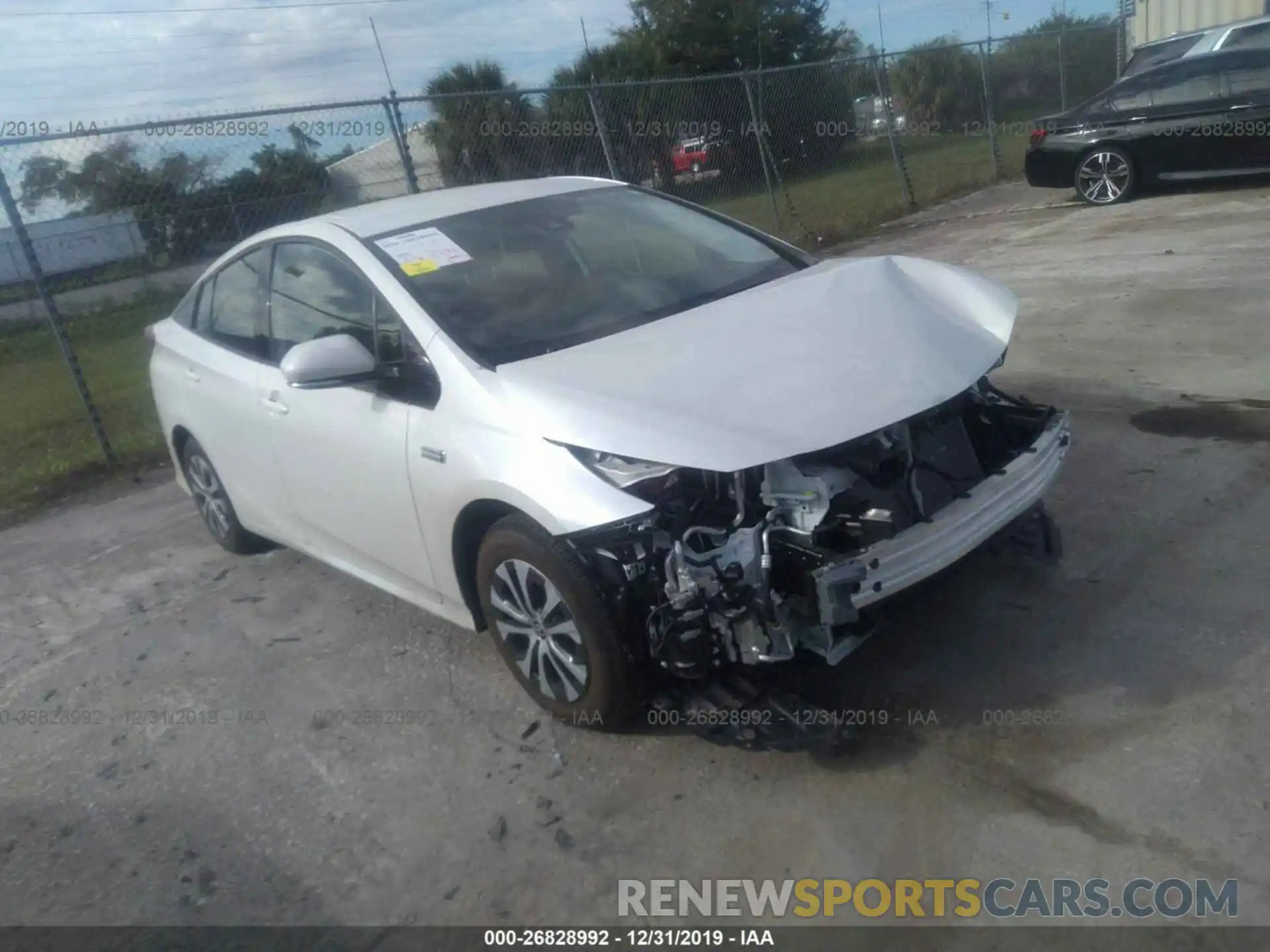 1 Photograph of a damaged car JTDKARFP4L3121681 TOYOTA PRIUS PRIME 2020