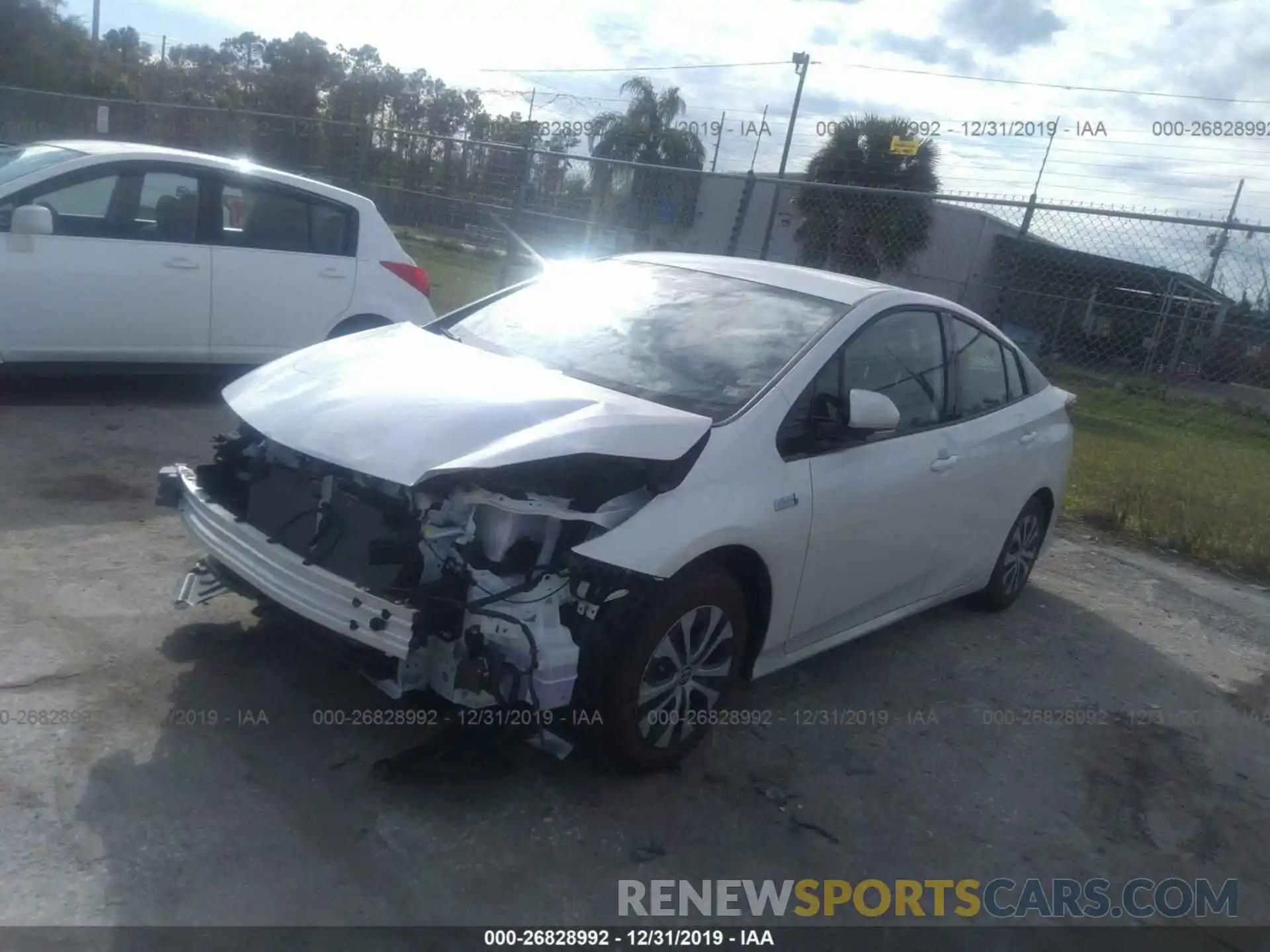 2 Photograph of a damaged car JTDKARFP4L3121681 TOYOTA PRIUS PRIME 2020