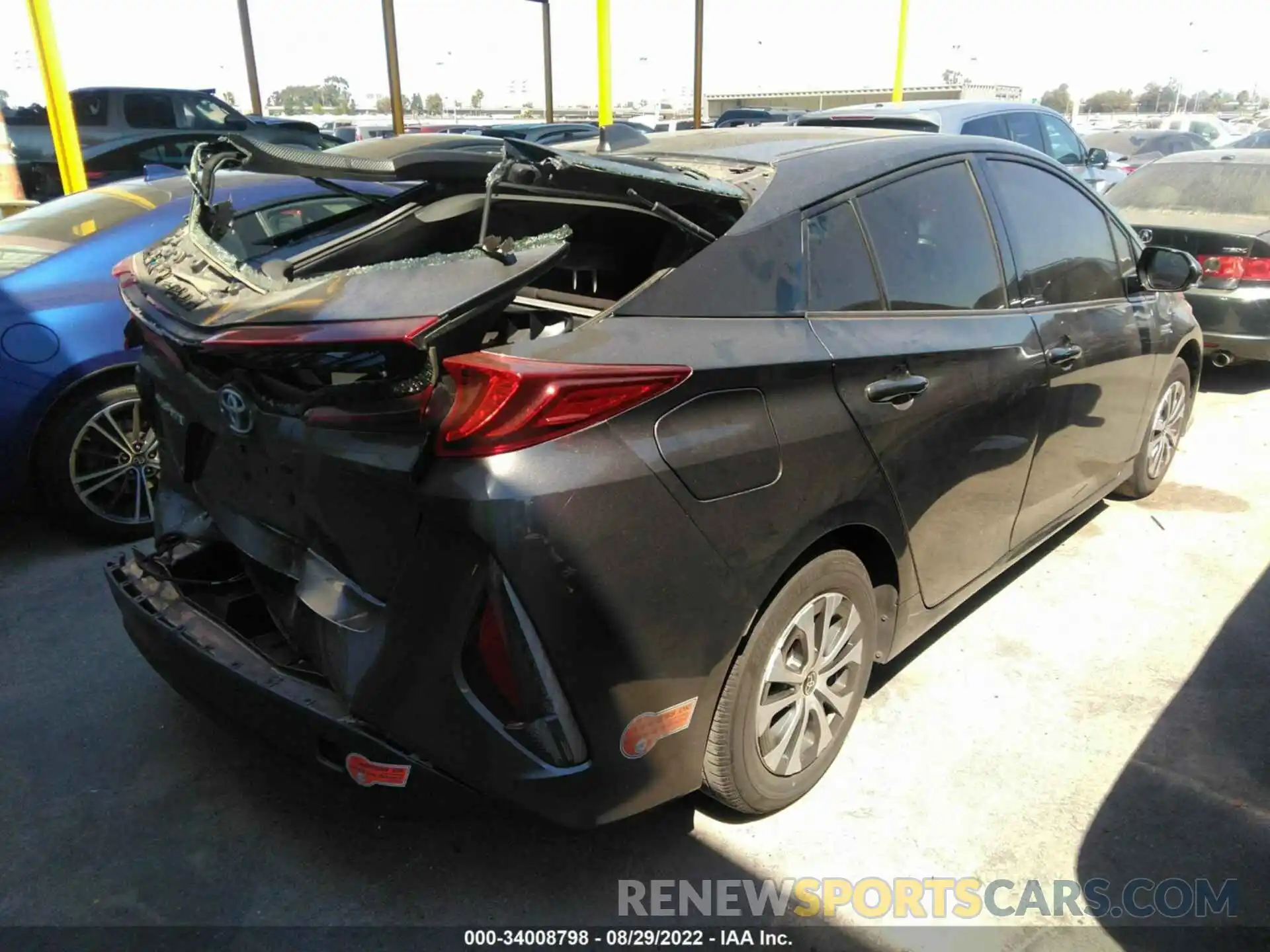 4 Photograph of a damaged car JTDKARFP4L3150310 TOYOTA PRIUS PRIME 2020