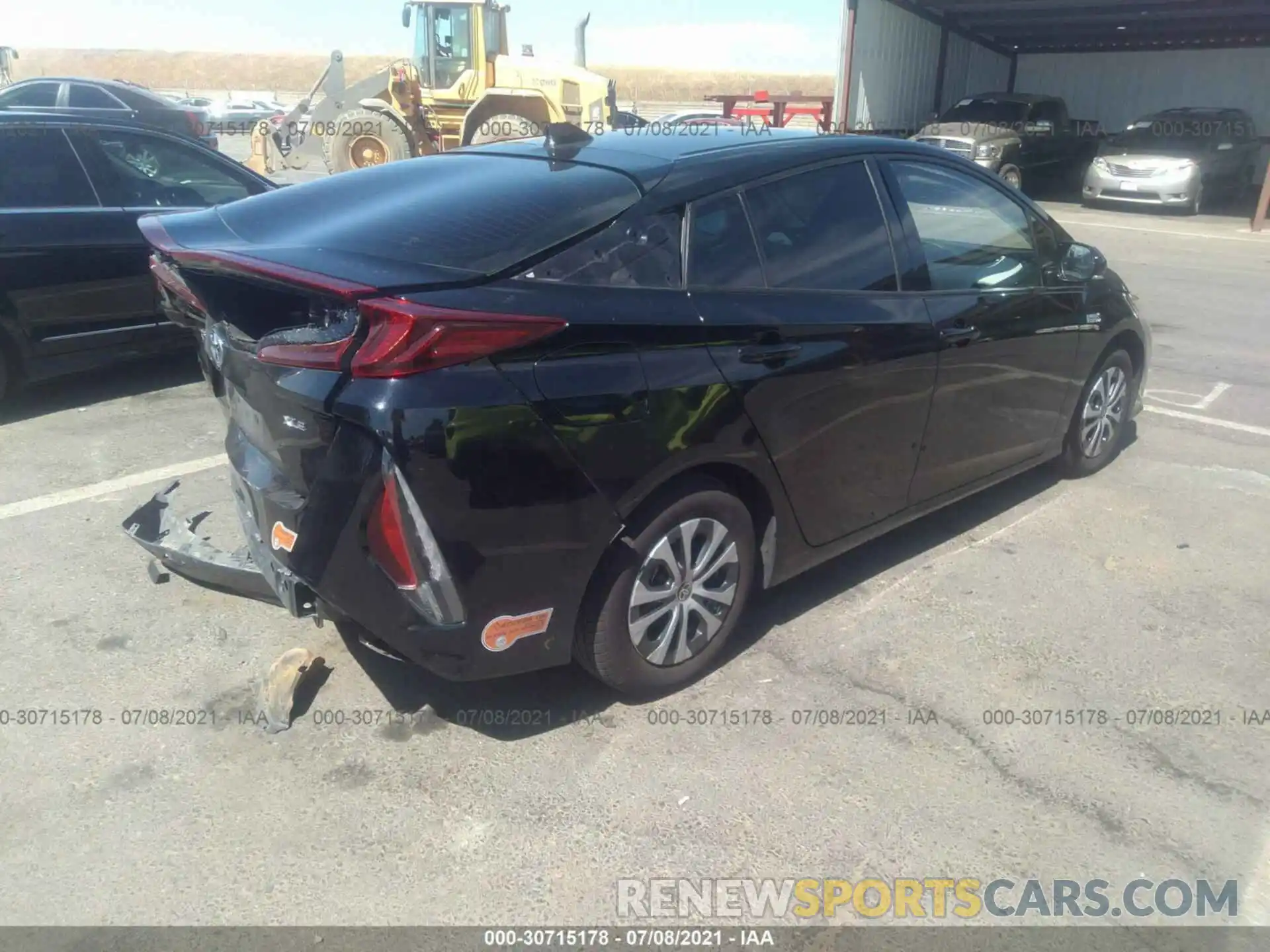 4 Photograph of a damaged car JTDKARFP4L3150792 TOYOTA PRIUS PRIME 2020