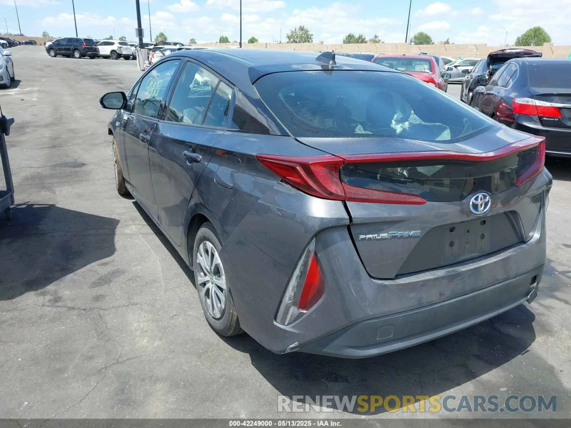 3 Photograph of a damaged car JTDKARFP5L3134696 TOYOTA PRIUS PRIME 2020