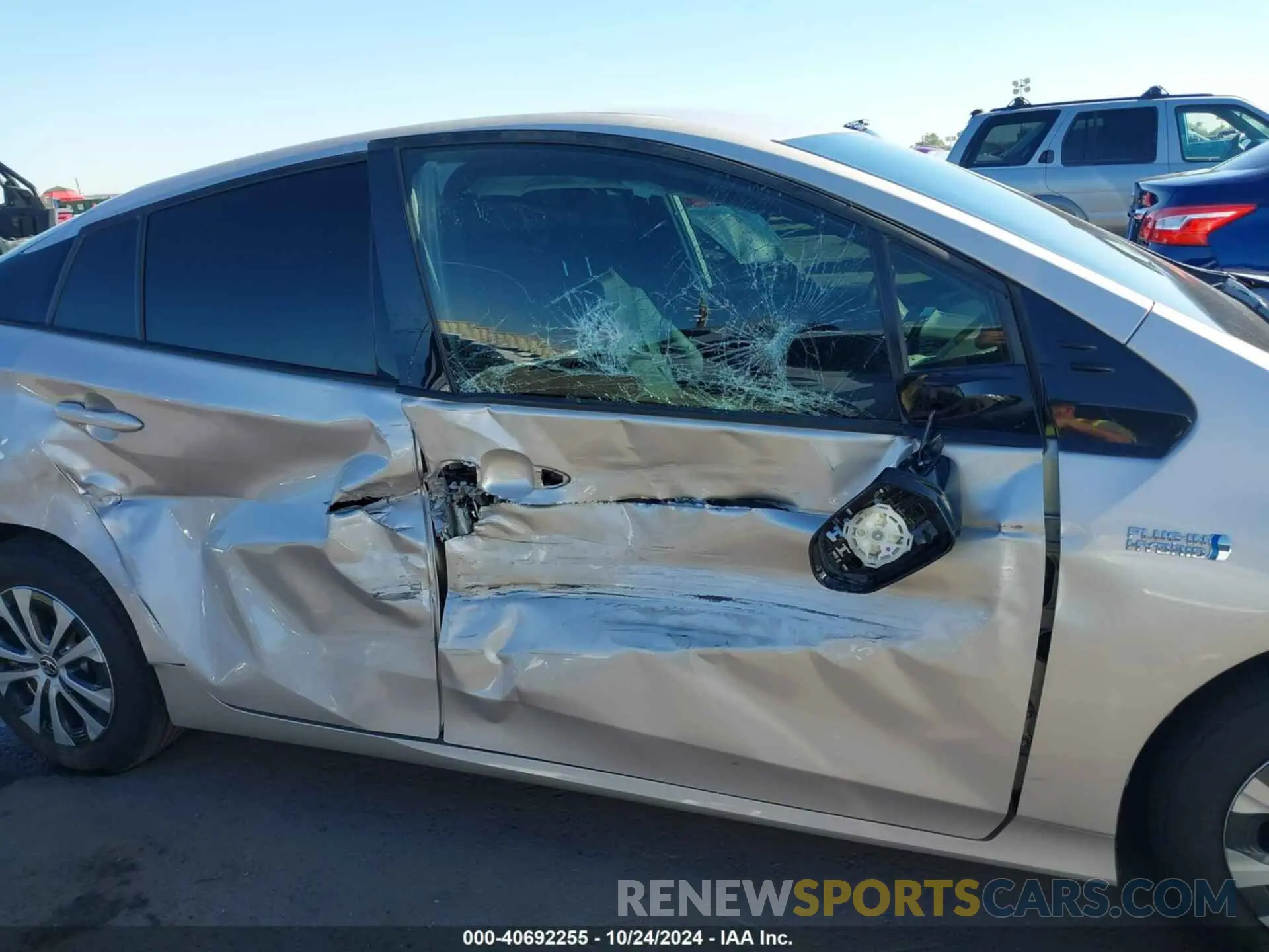 13 Photograph of a damaged car JTDKARFP5L3143396 TOYOTA PRIUS PRIME 2020