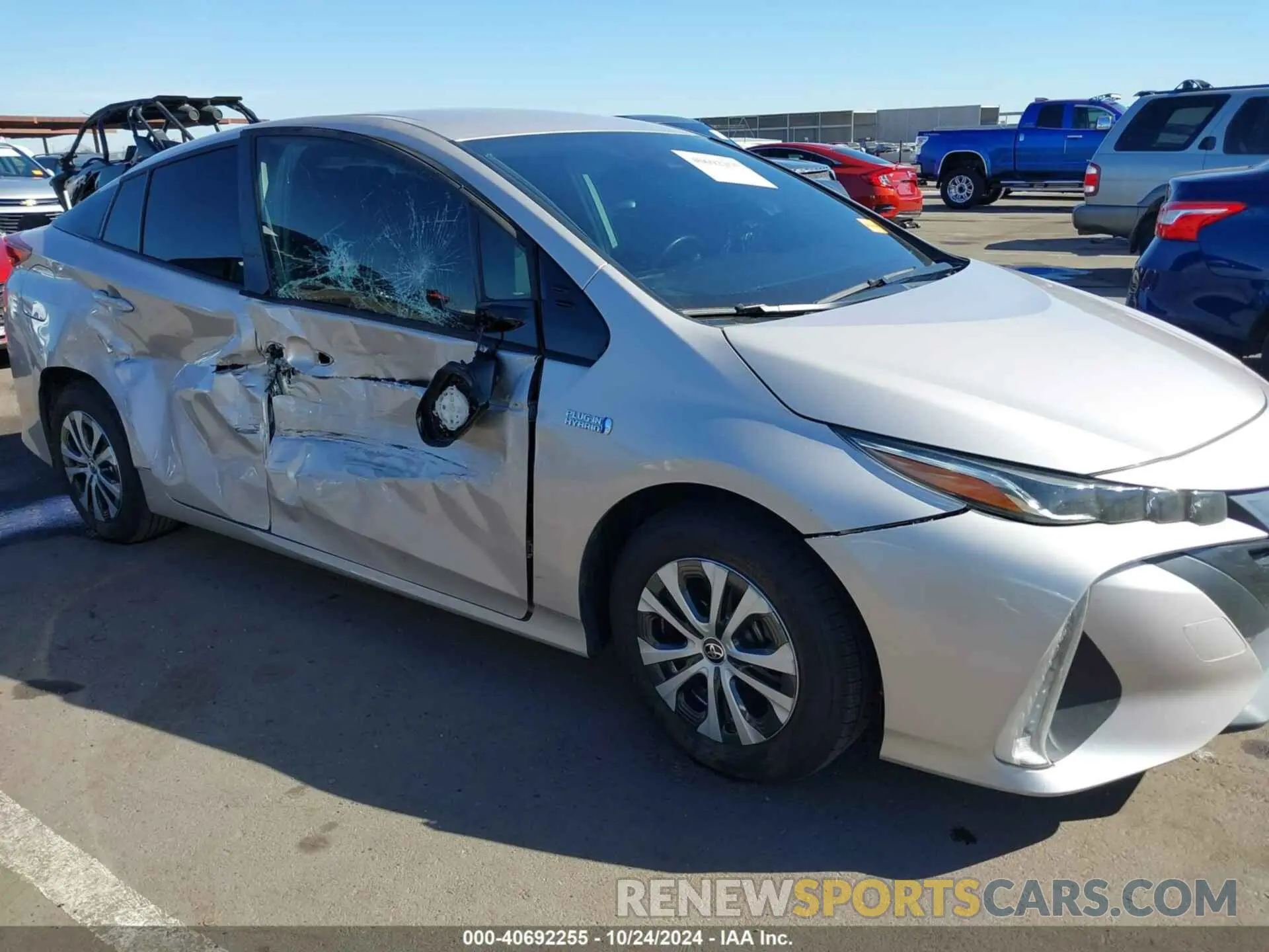 6 Photograph of a damaged car JTDKARFP5L3143396 TOYOTA PRIUS PRIME 2020