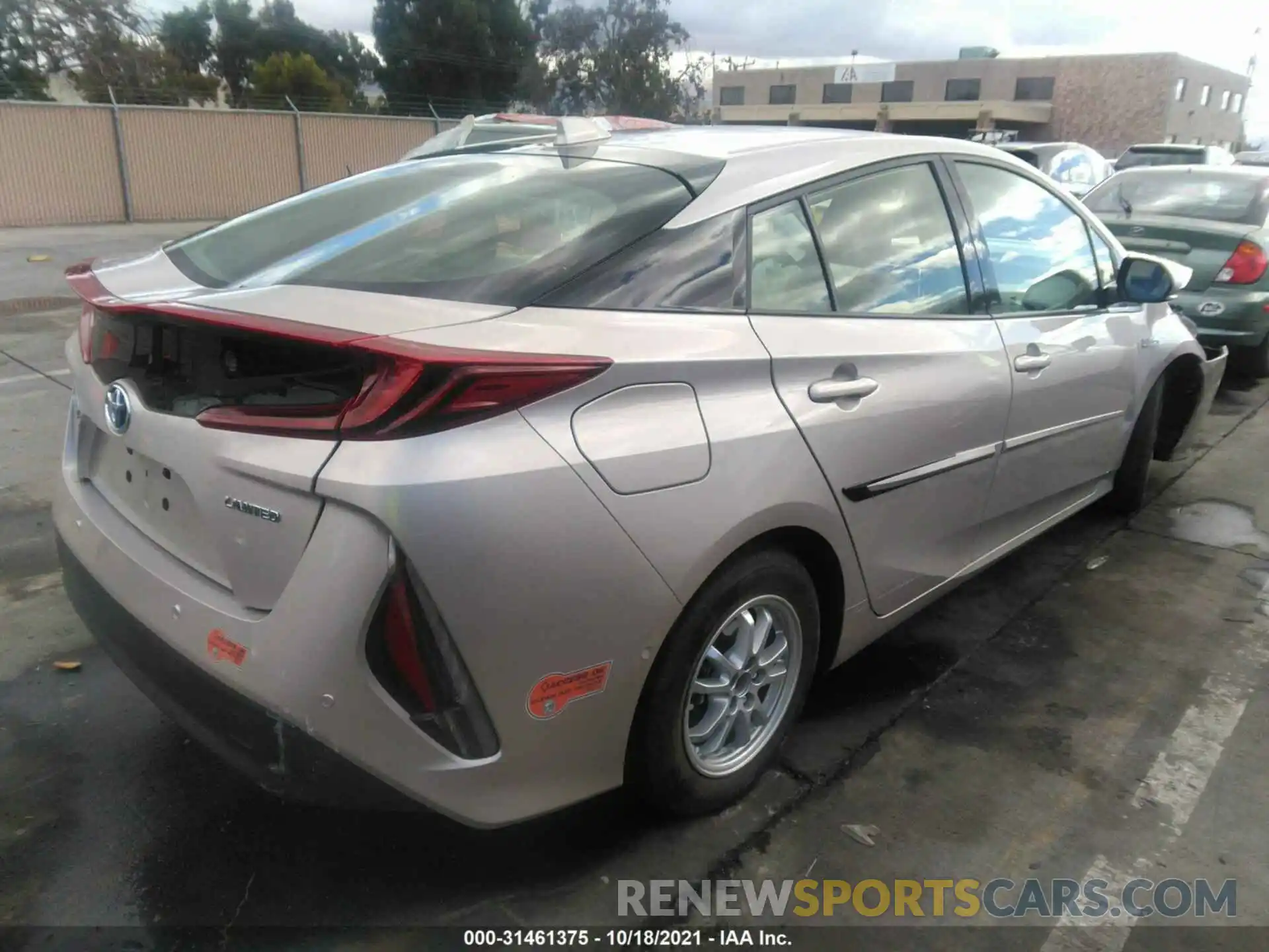 4 Photograph of a damaged car JTDKARFP5L3144628 TOYOTA PRIUS PRIME 2020