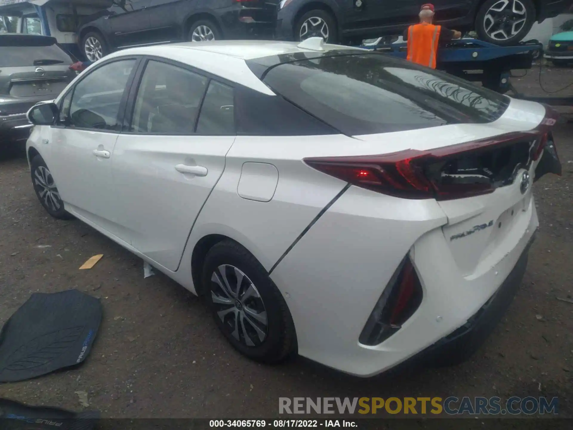 3 Photograph of a damaged car JTDKARFP6L3130642 TOYOTA PRIUS PRIME 2020