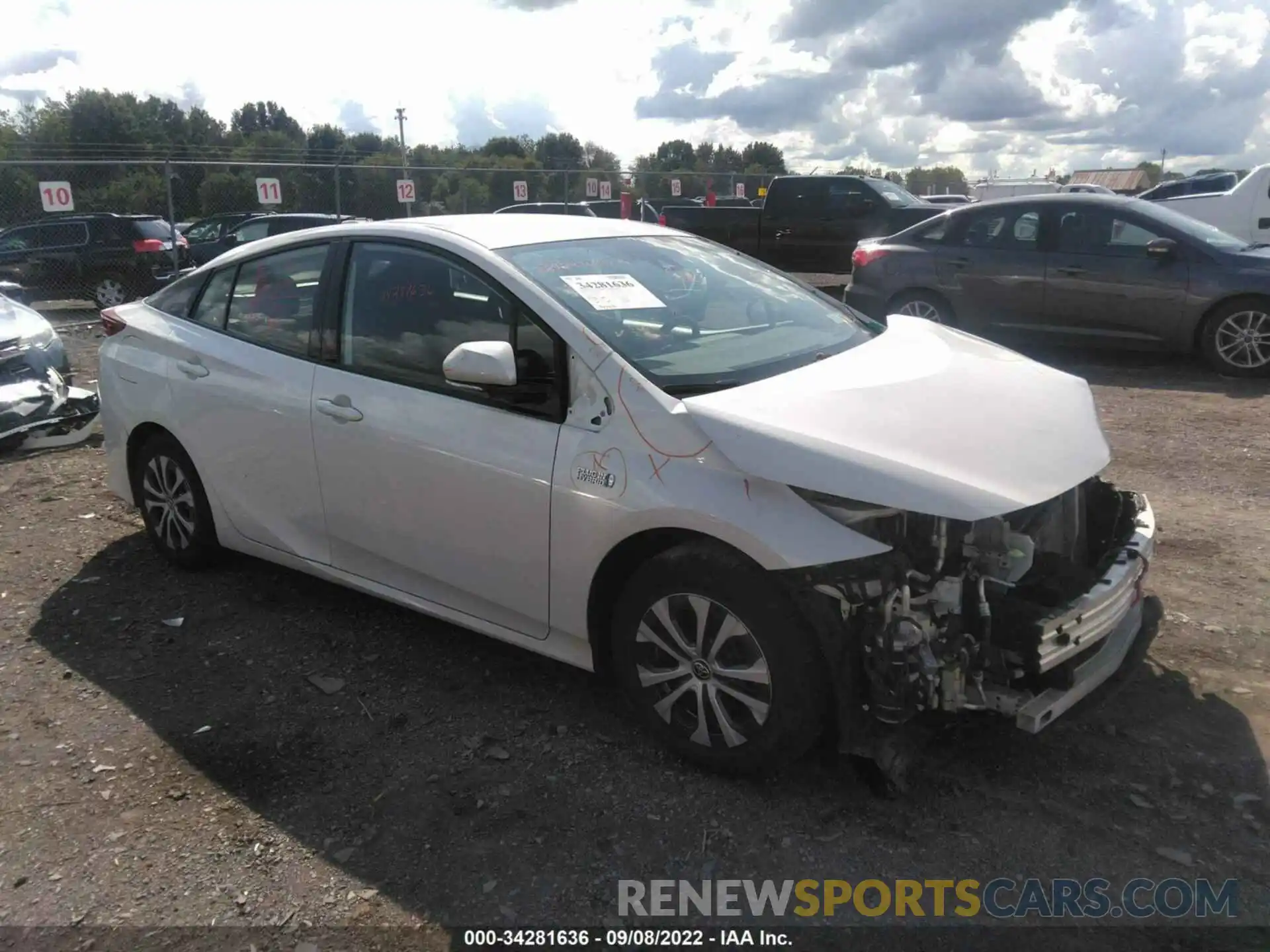 1 Photograph of a damaged car JTDKARFP6L3144041 TOYOTA PRIUS PRIME 2020