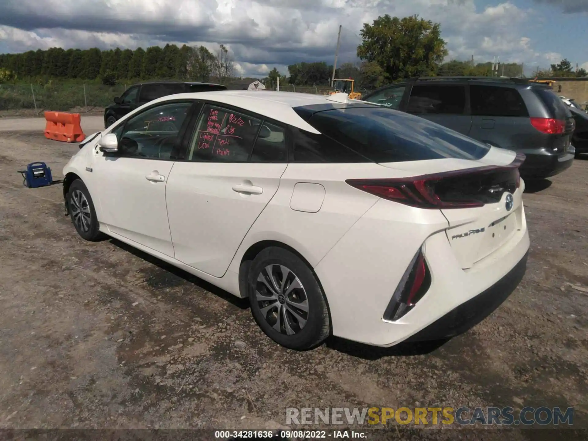 3 Photograph of a damaged car JTDKARFP6L3144041 TOYOTA PRIUS PRIME 2020