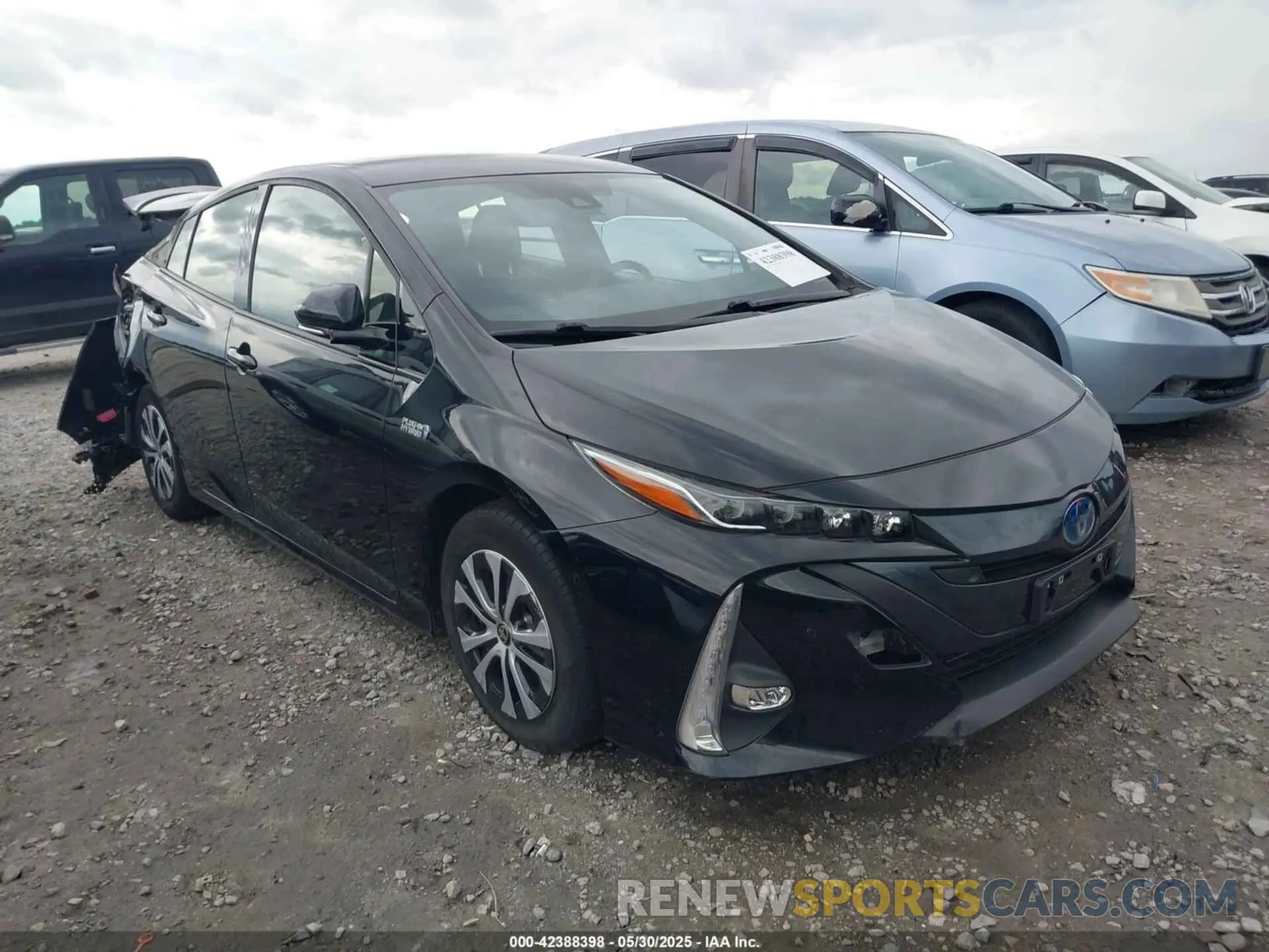 1 Photograph of a damaged car JTDKARFP6L3144377 TOYOTA PRIUS PRIME 2020