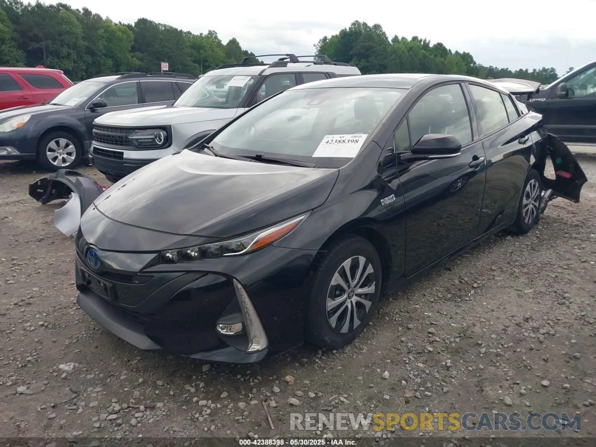 2 Photograph of a damaged car JTDKARFP6L3144377 TOYOTA PRIUS PRIME 2020