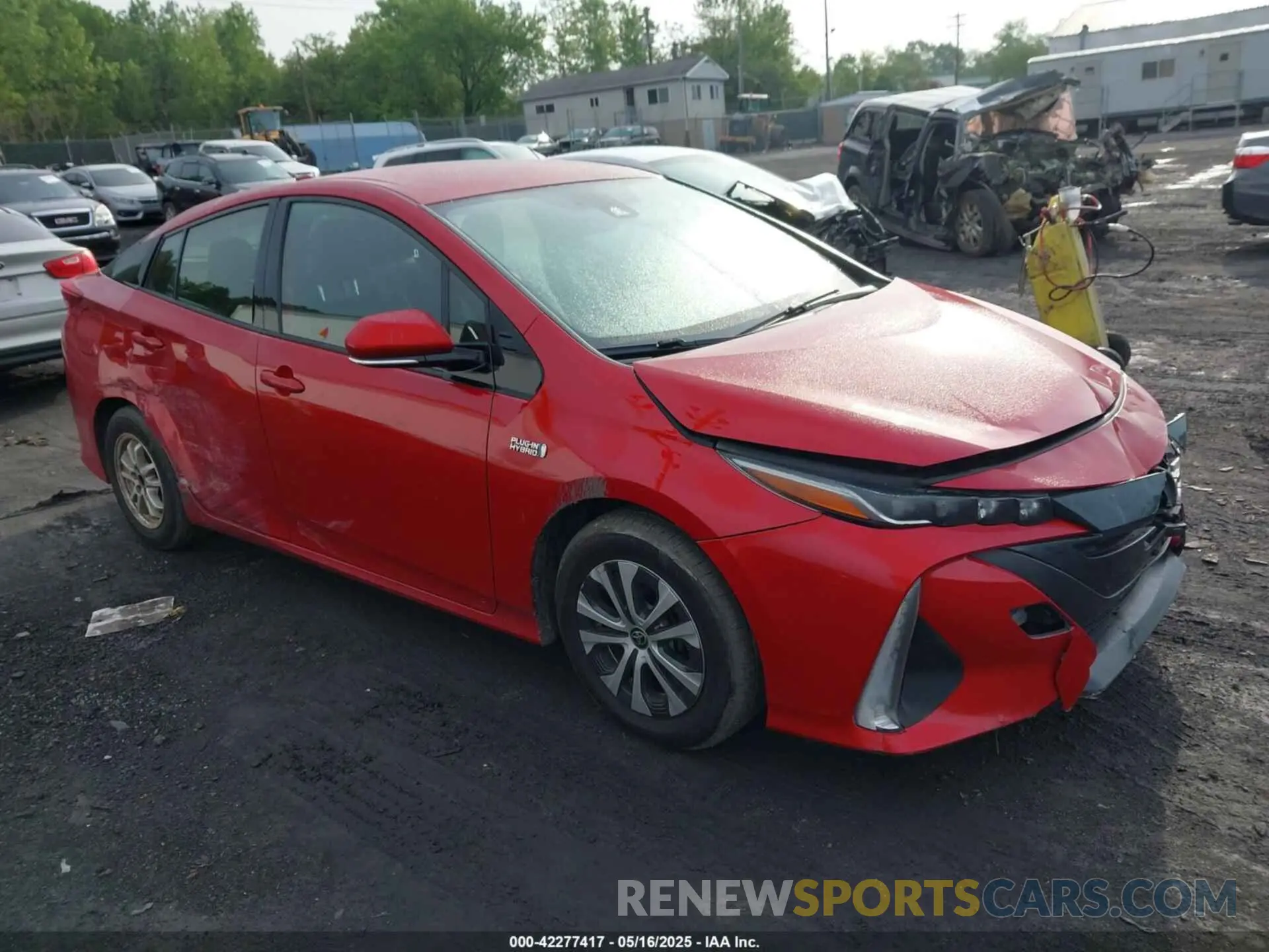 1 Photograph of a damaged car JTDKARFP6L3151751 TOYOTA PRIUS PRIME 2020
