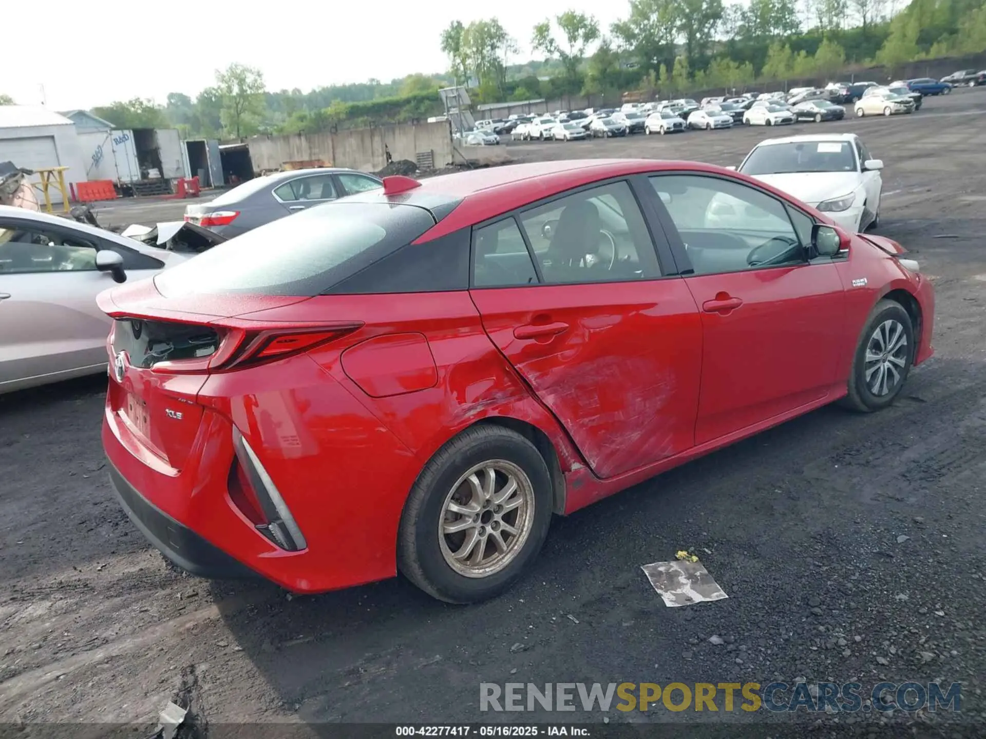 4 Photograph of a damaged car JTDKARFP6L3151751 TOYOTA PRIUS PRIME 2020