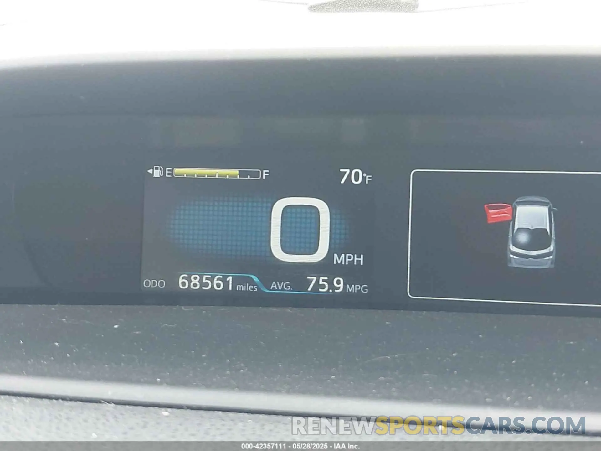 15 Photograph of a damaged car JTDKARFP6L3153192 TOYOTA PRIUS PRIME 2020