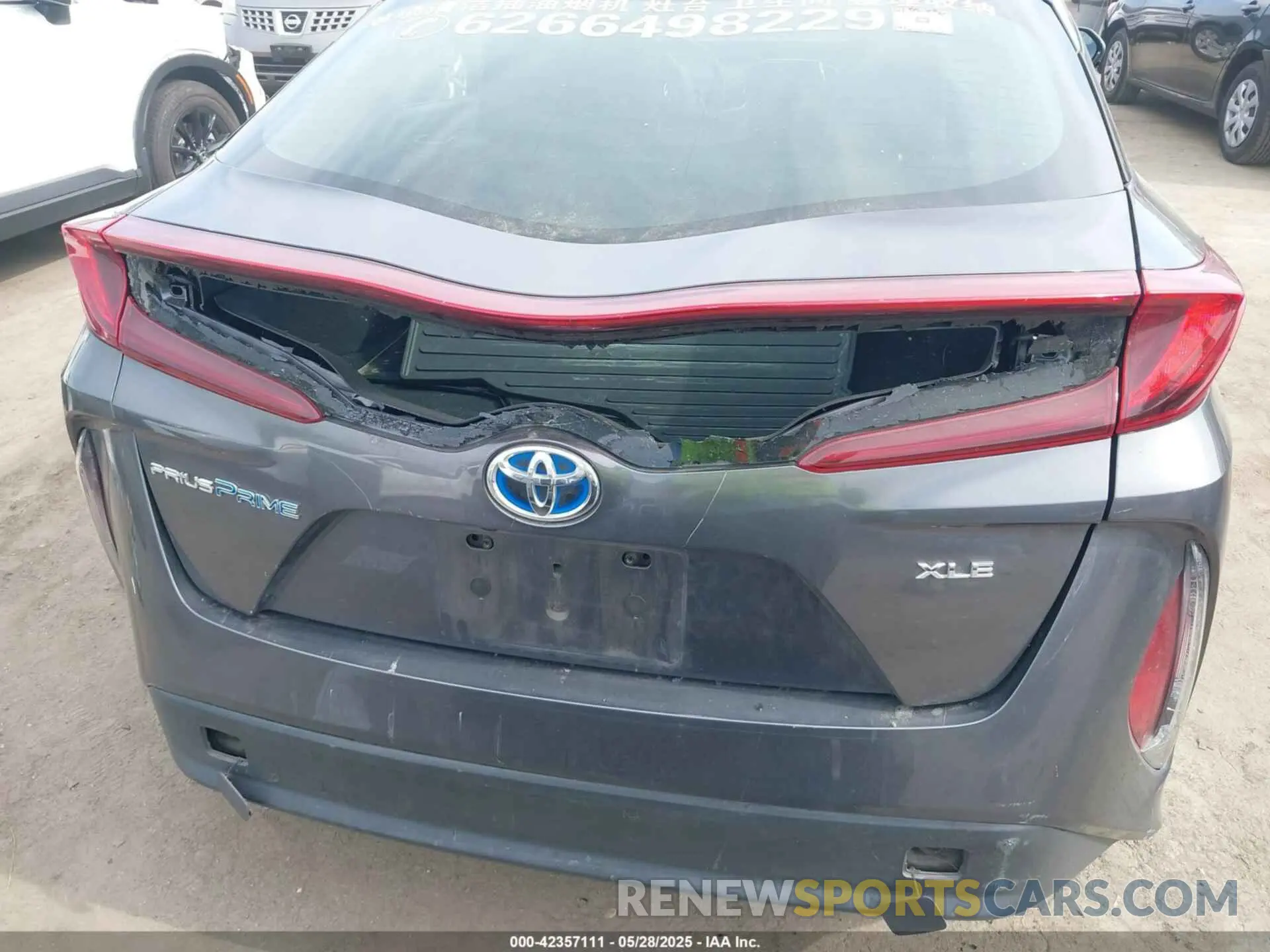 6 Photograph of a damaged car JTDKARFP6L3153192 TOYOTA PRIUS PRIME 2020