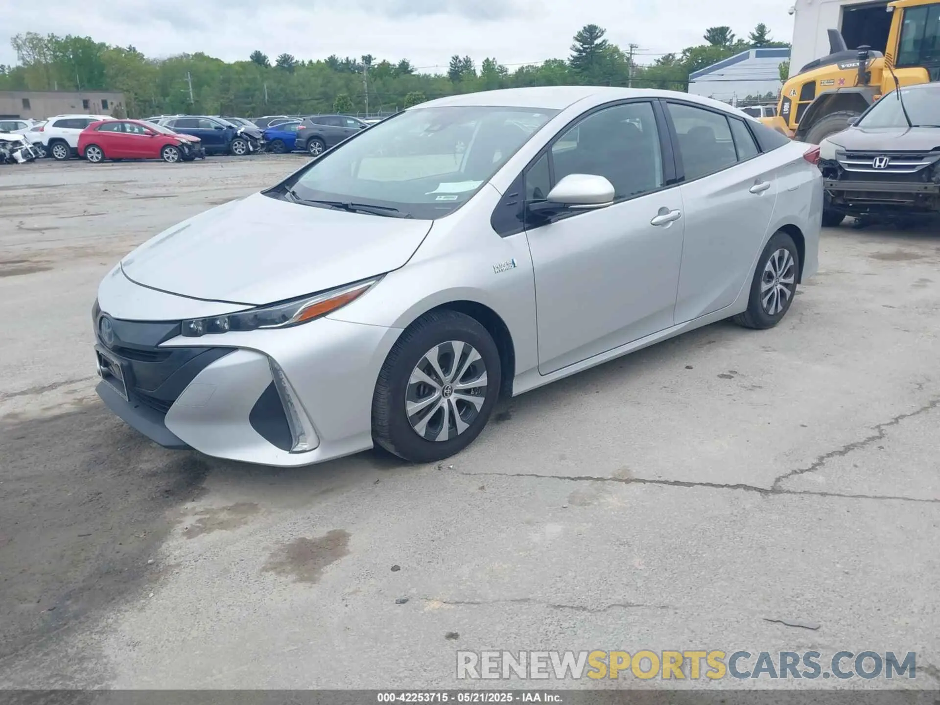 2 Photograph of a damaged car JTDKARFP7L3147014 TOYOTA PRIUS PRIME 2020