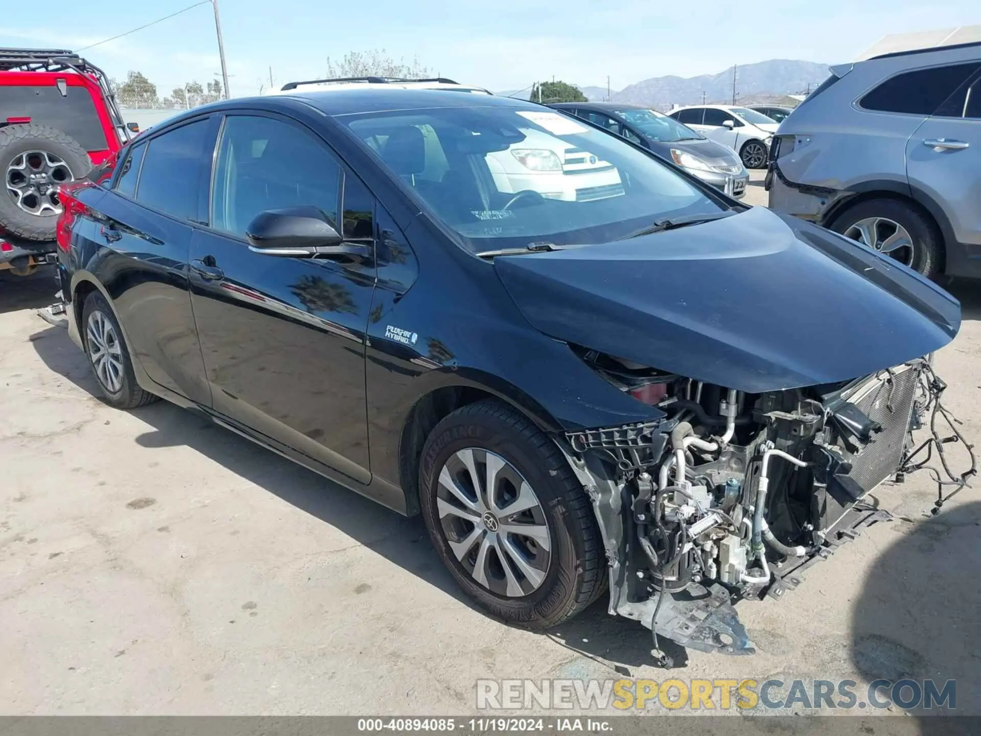 1 Photograph of a damaged car JTDKARFP8L3129573 TOYOTA PRIUS PRIME 2020