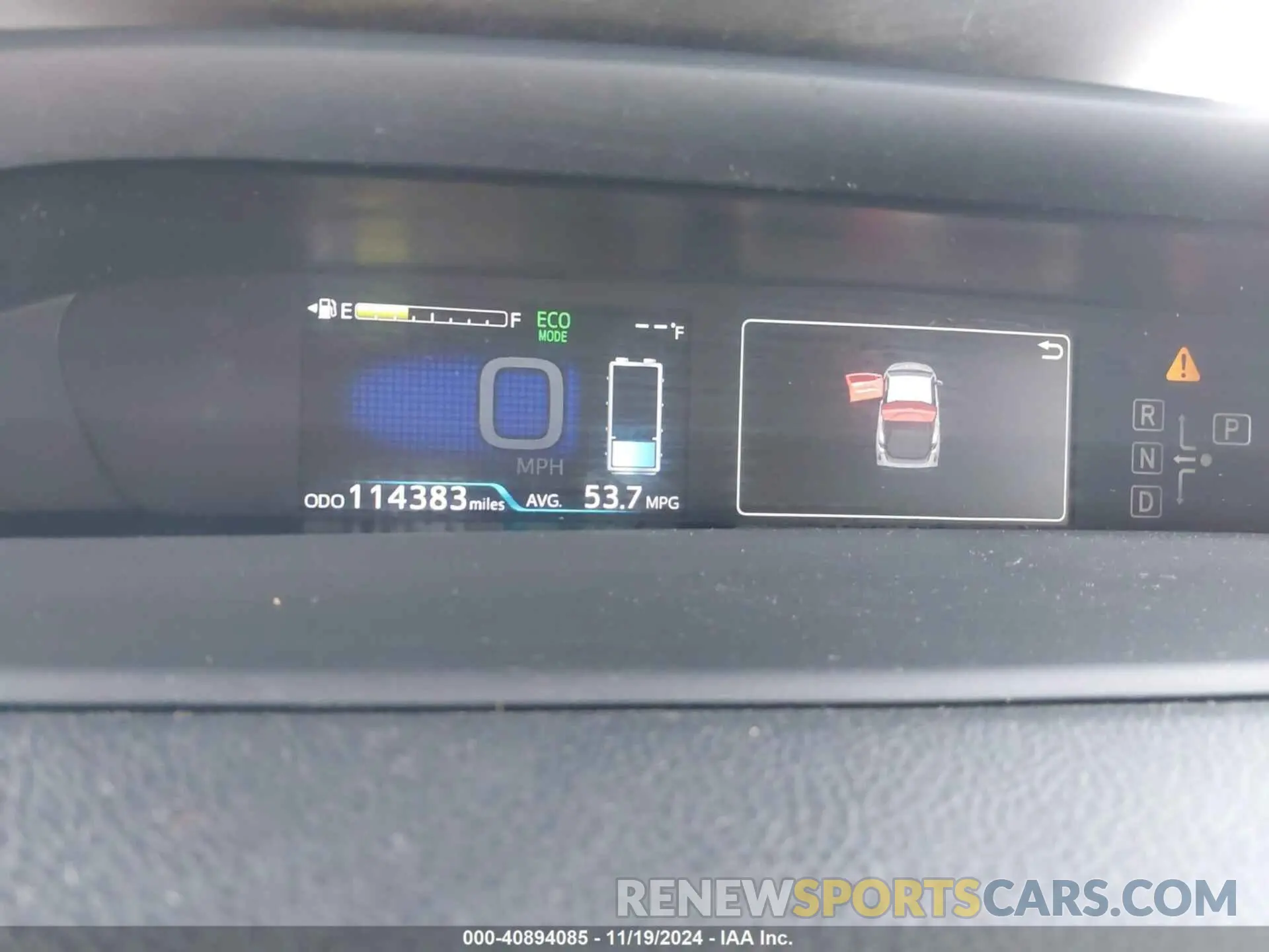 7 Photograph of a damaged car JTDKARFP8L3129573 TOYOTA PRIUS PRIME 2020