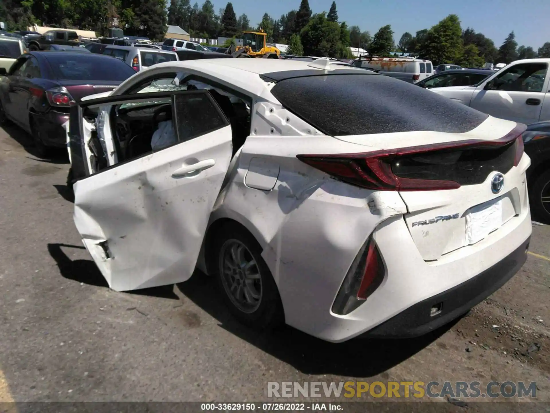 3 Photograph of a damaged car JTDKARFP8L3139438 TOYOTA PRIUS PRIME 2020