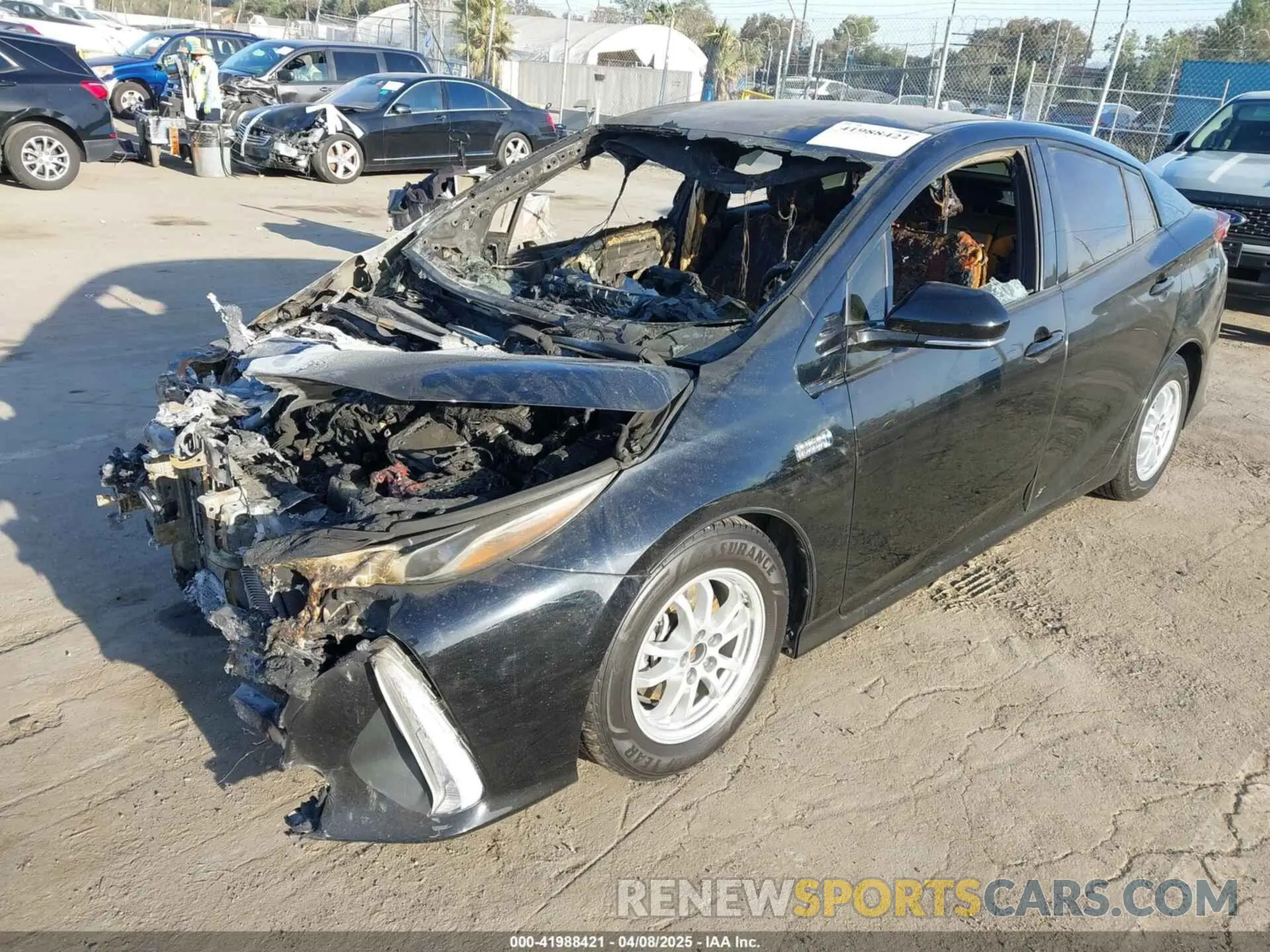 2 Photograph of a damaged car JTDKARFP8L3151282 TOYOTA PRIUS PRIME 2020