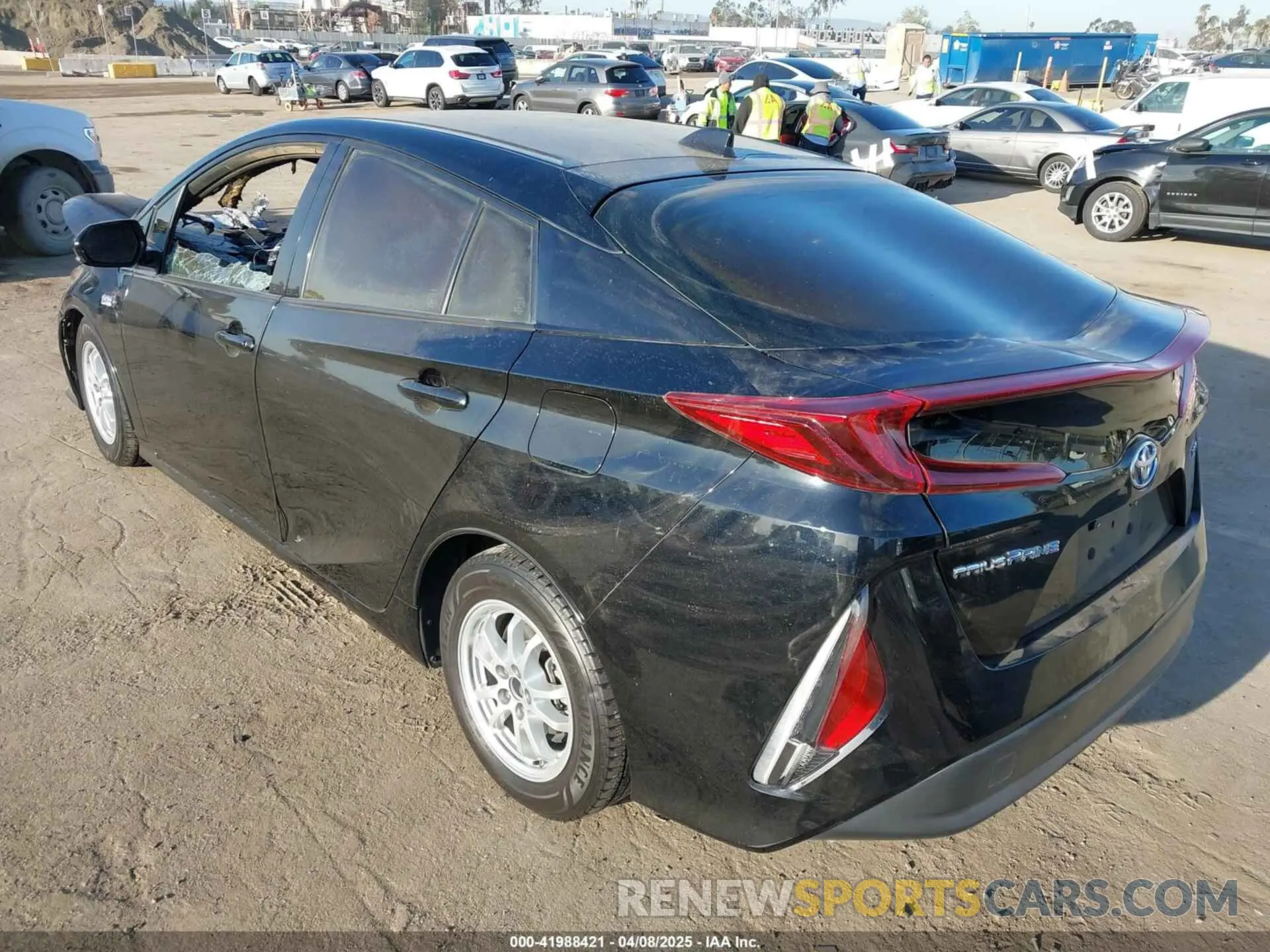 3 Photograph of a damaged car JTDKARFP8L3151282 TOYOTA PRIUS PRIME 2020