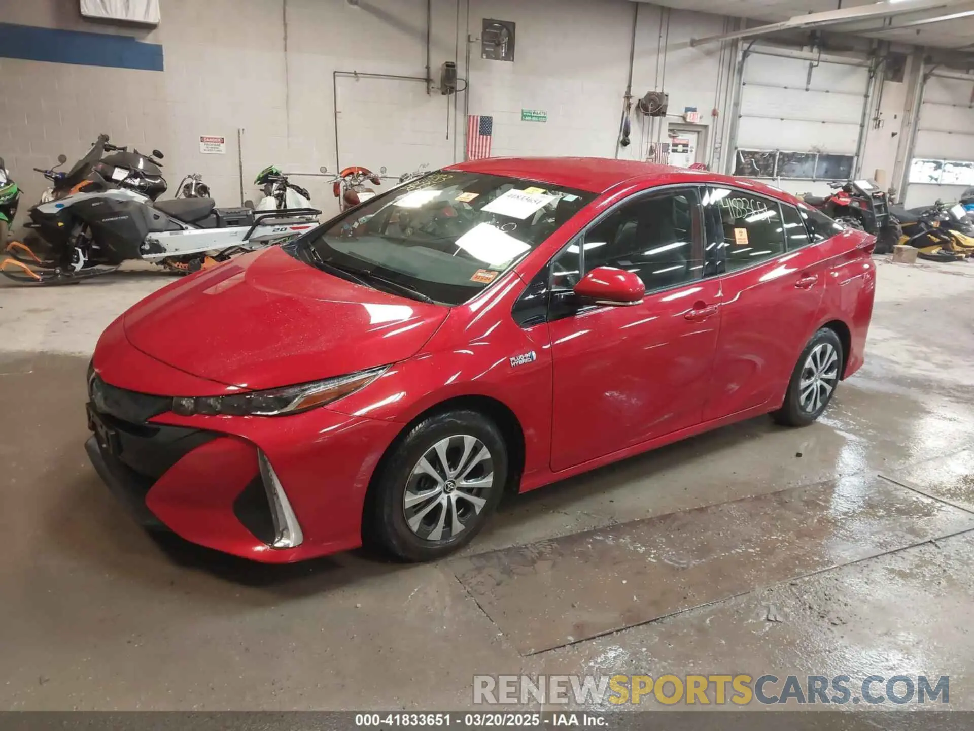 2 Photograph of a damaged car JTDKARFP8L3152951 TOYOTA PRIUS PRIME 2020