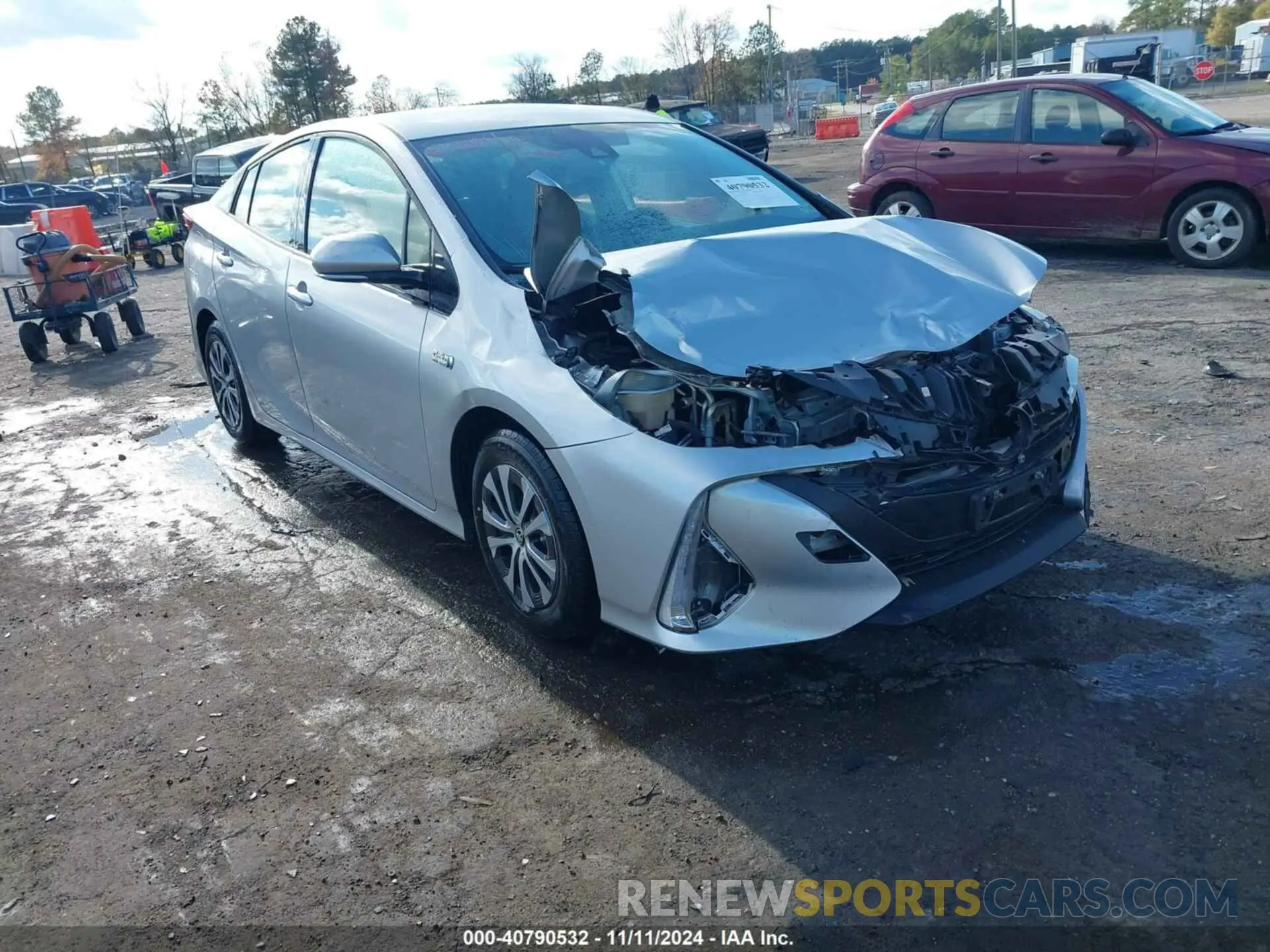 1 Photograph of a damaged car JTDKARFP9L3131381 TOYOTA PRIUS PRIME 2020