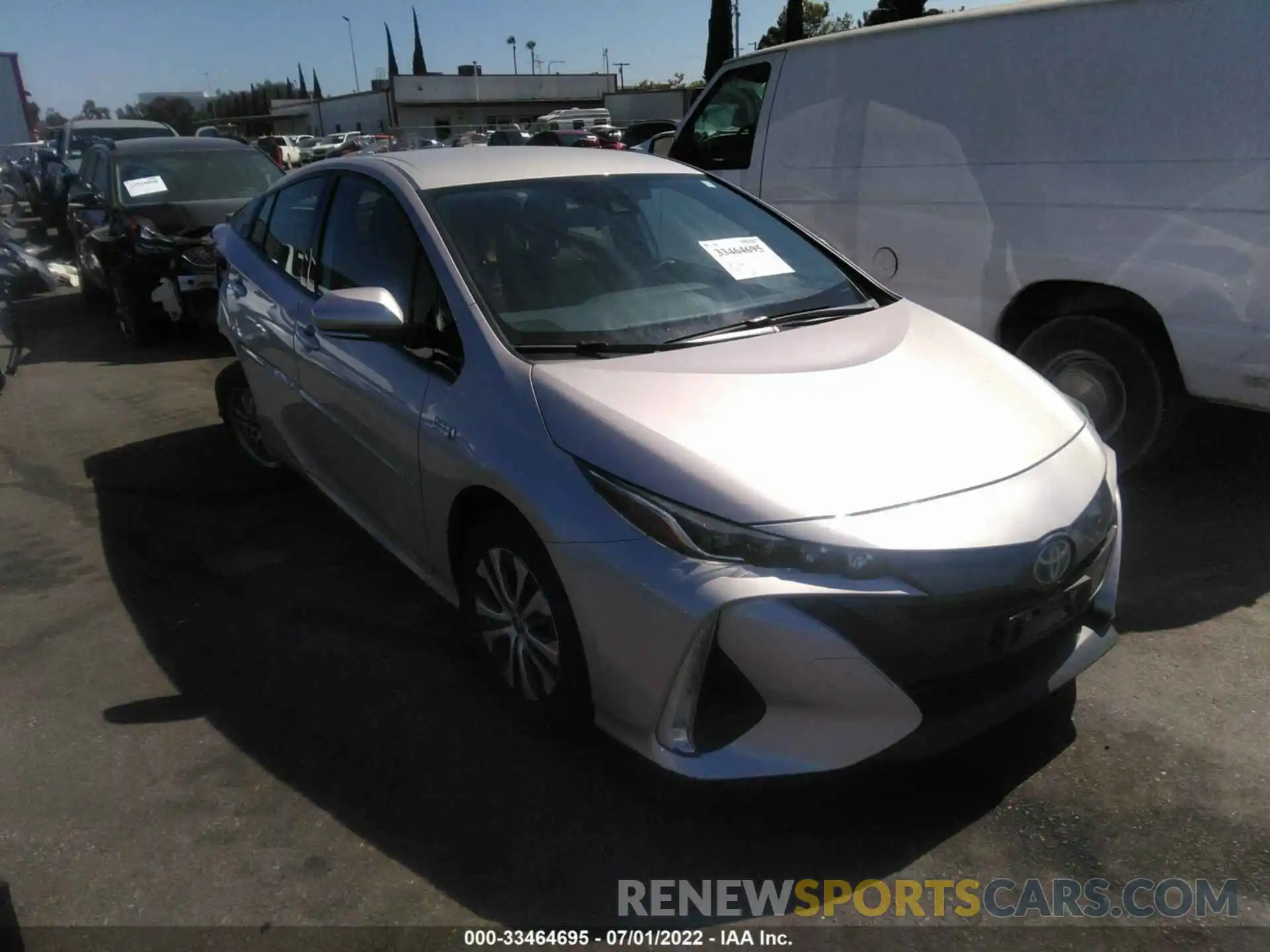 1 Photograph of a damaged car JTDKARFP9L3160511 TOYOTA PRIUS PRIME 2020