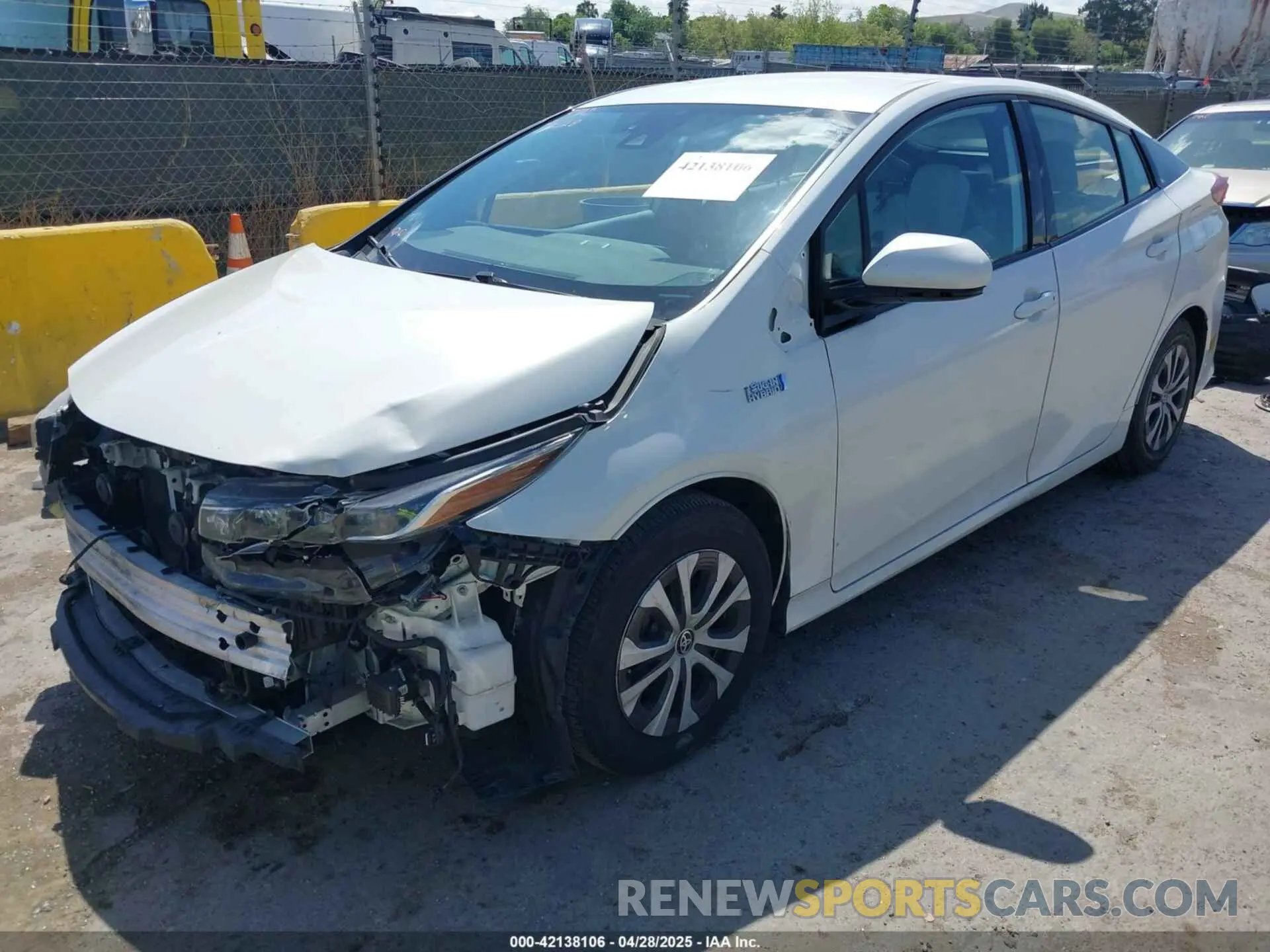2 Photograph of a damaged car JTDKARFPXL3141711 TOYOTA PRIUS PRIME 2020