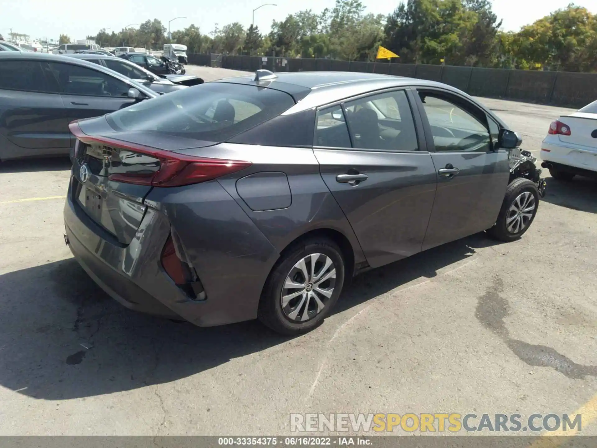 4 Photograph of a damaged car JTDKAMFP0M3179100 TOYOTA PRIUS PRIME 2021