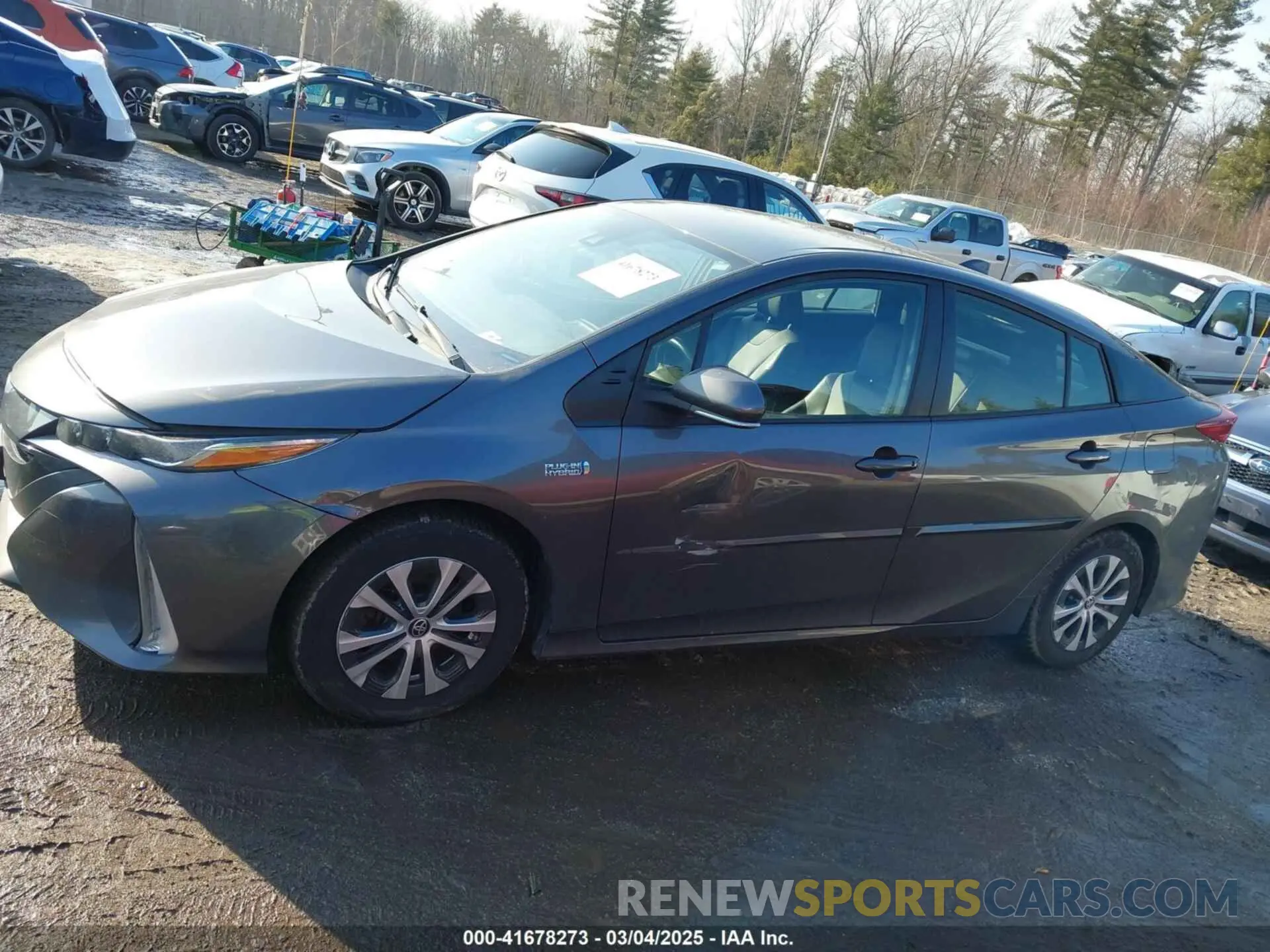 14 Photograph of a damaged car JTDKAMFP0M3187116 TOYOTA PRIUS PRIME 2021